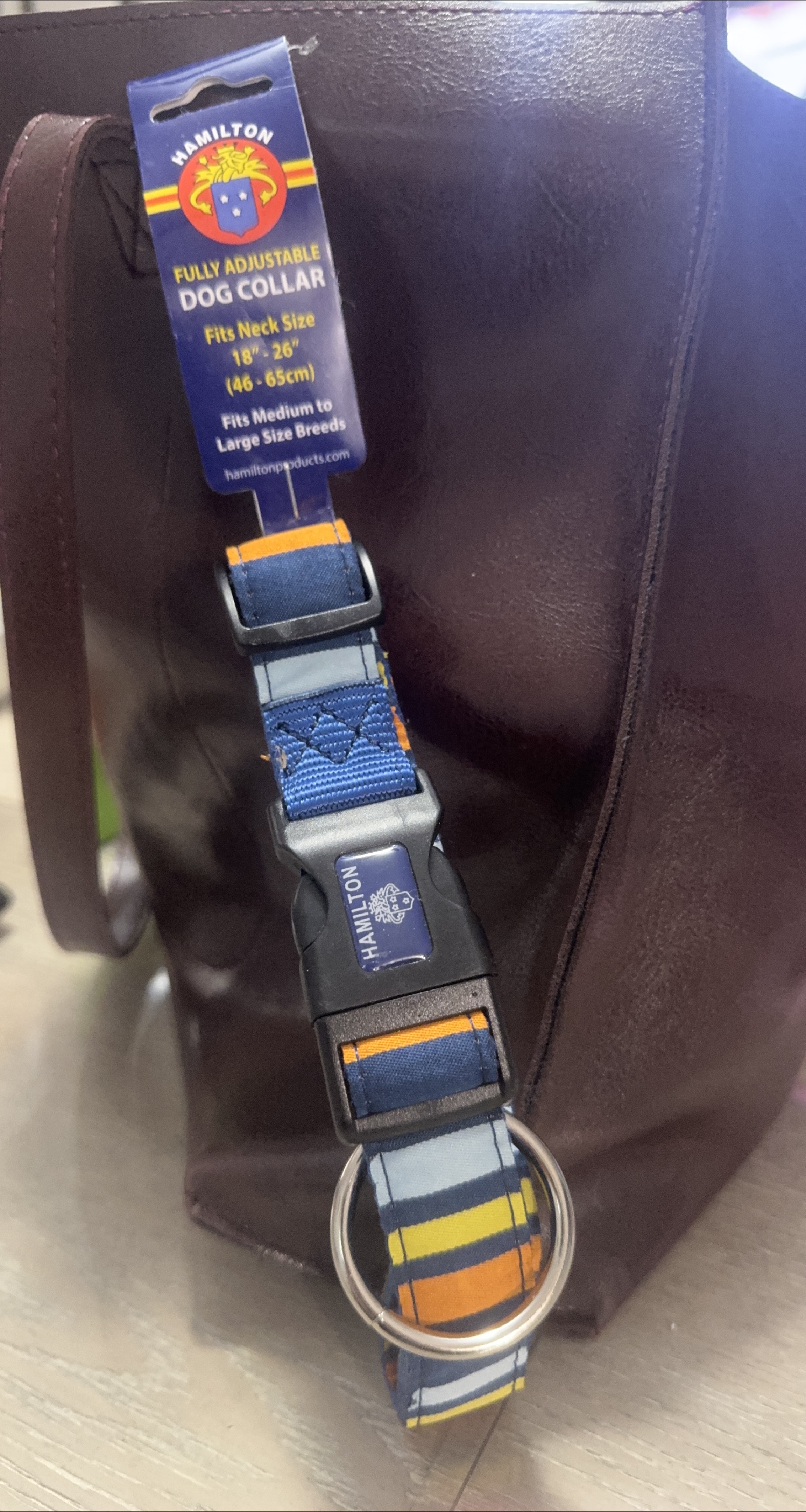 Hamilton Adjustable Dog Collar (18-26") thumbnail