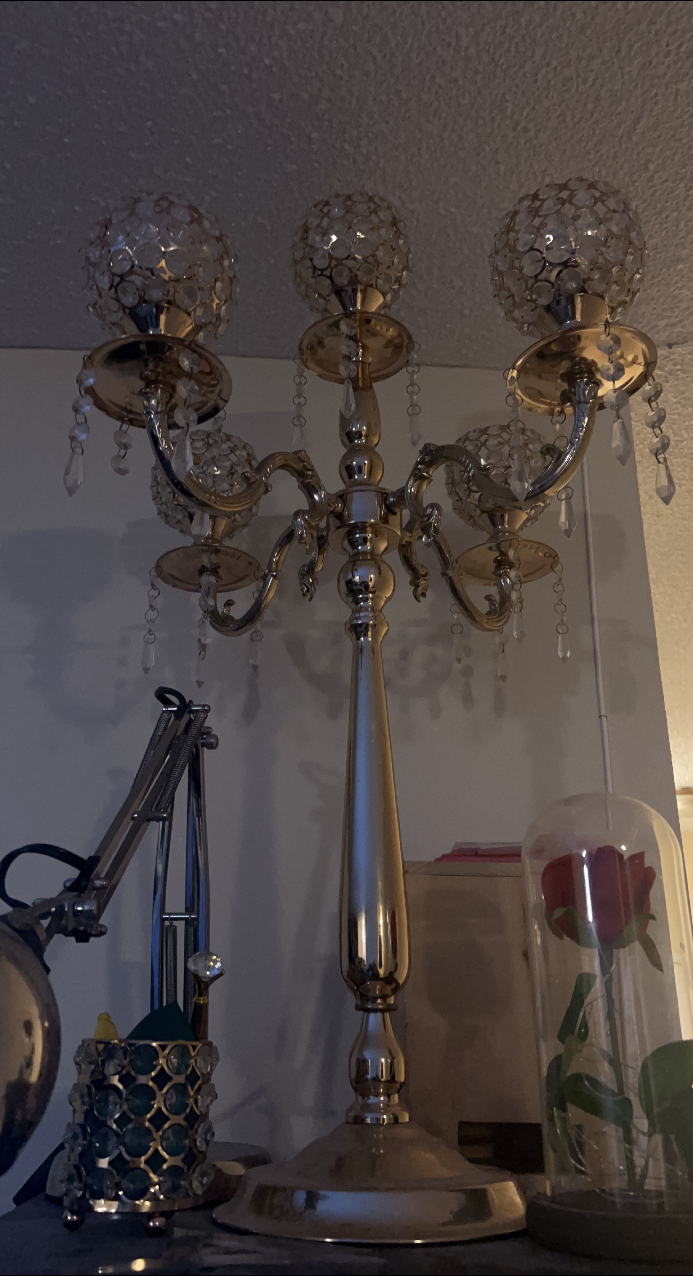 Gold Coloured Candelabra