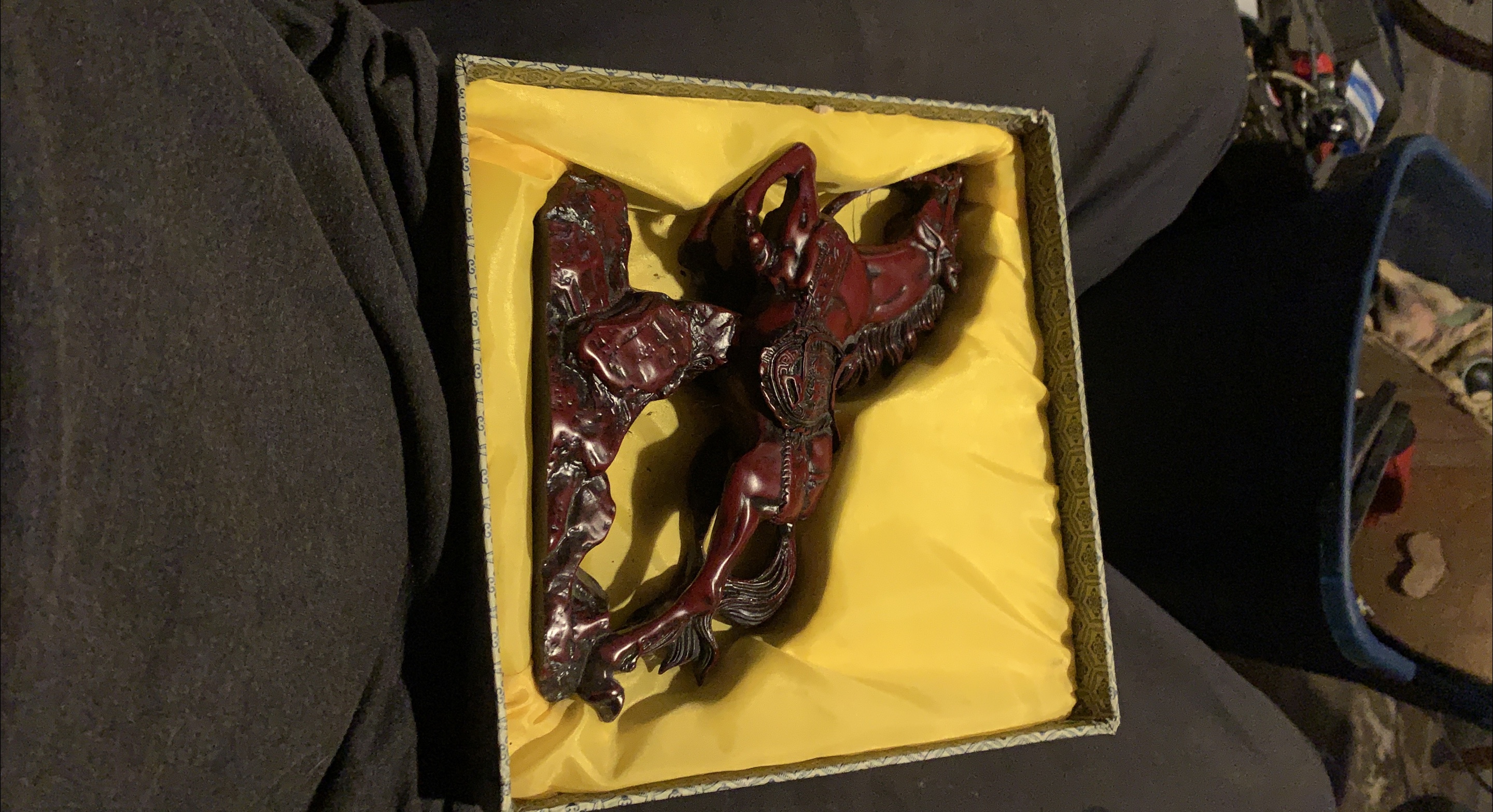 Vintage Horse Statue with Box thumbnail