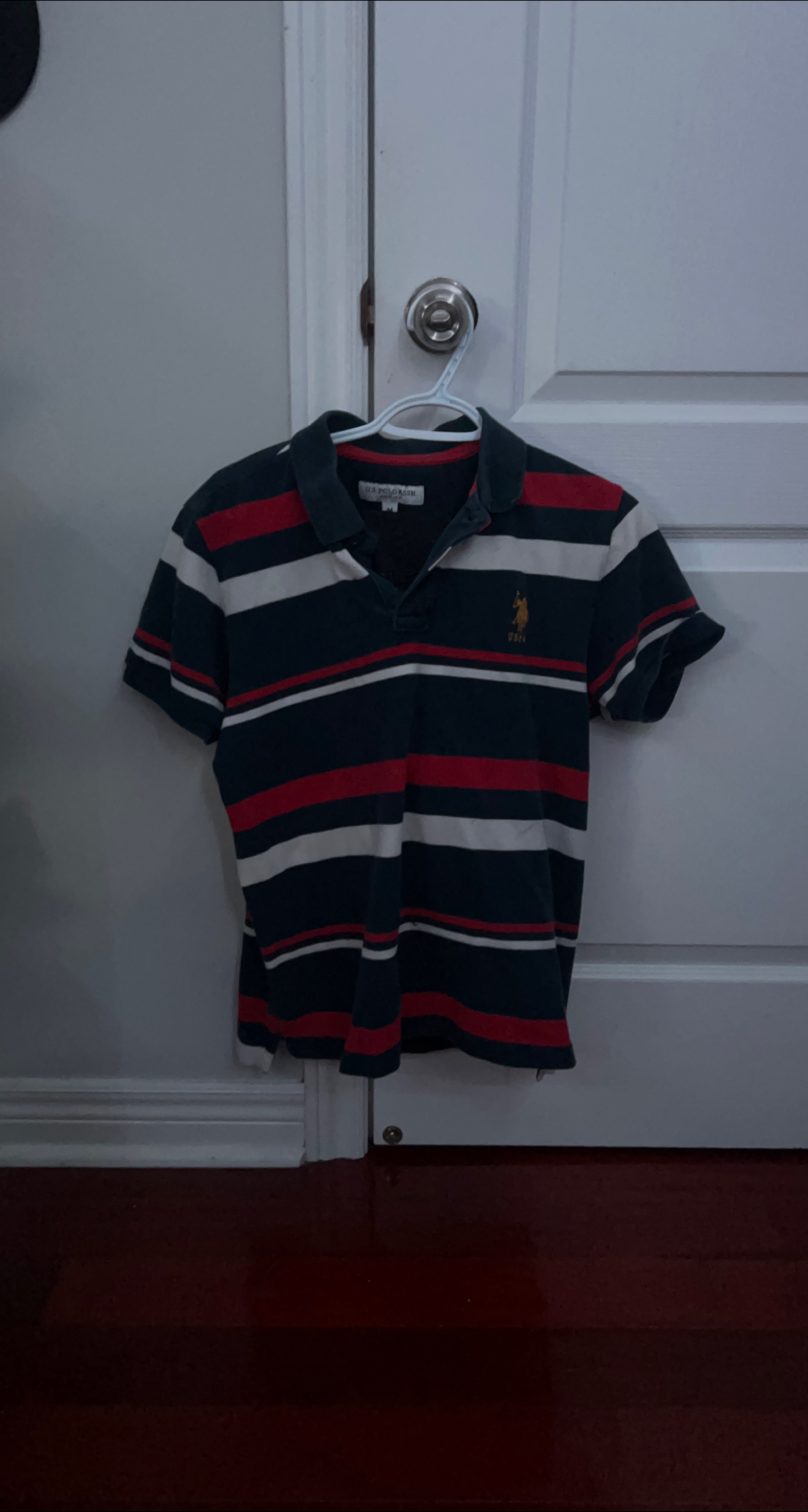 U.S. Polo Assn. Striped Polo Shirt - Size M thumbnail