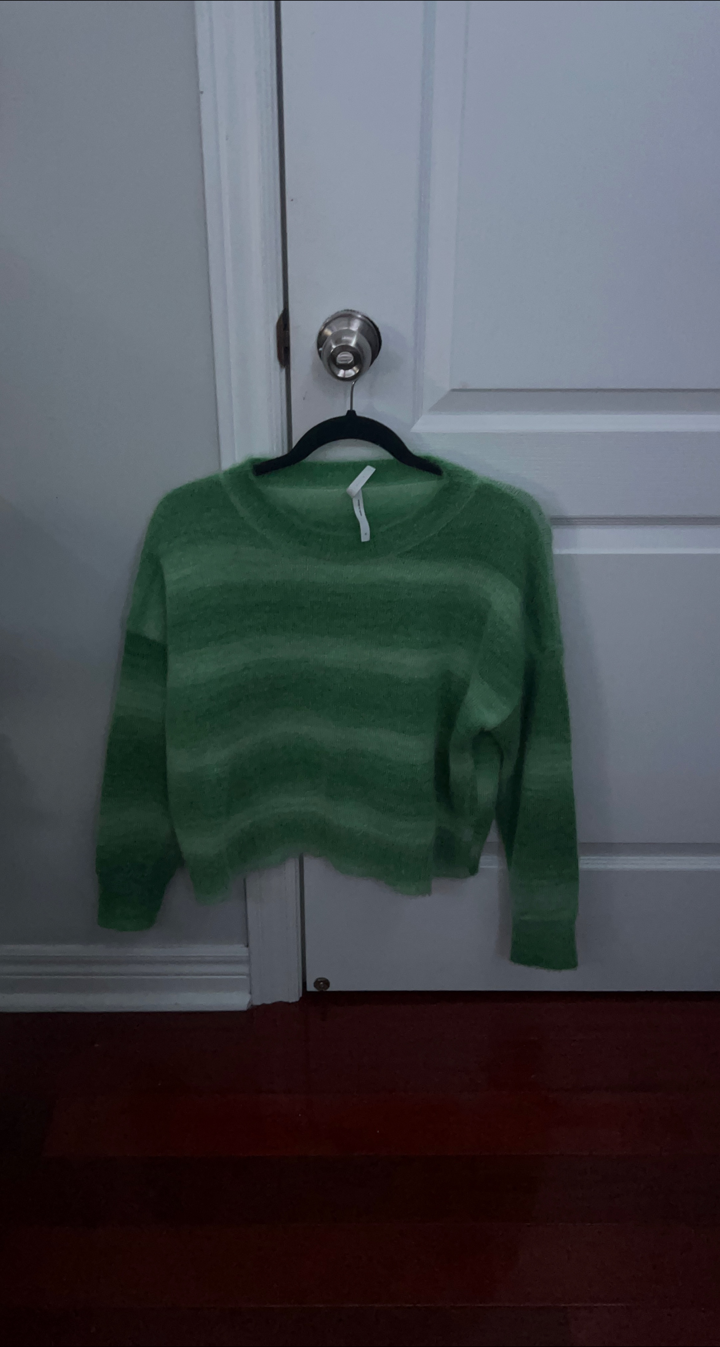 Green Striped Sweater thumbnail