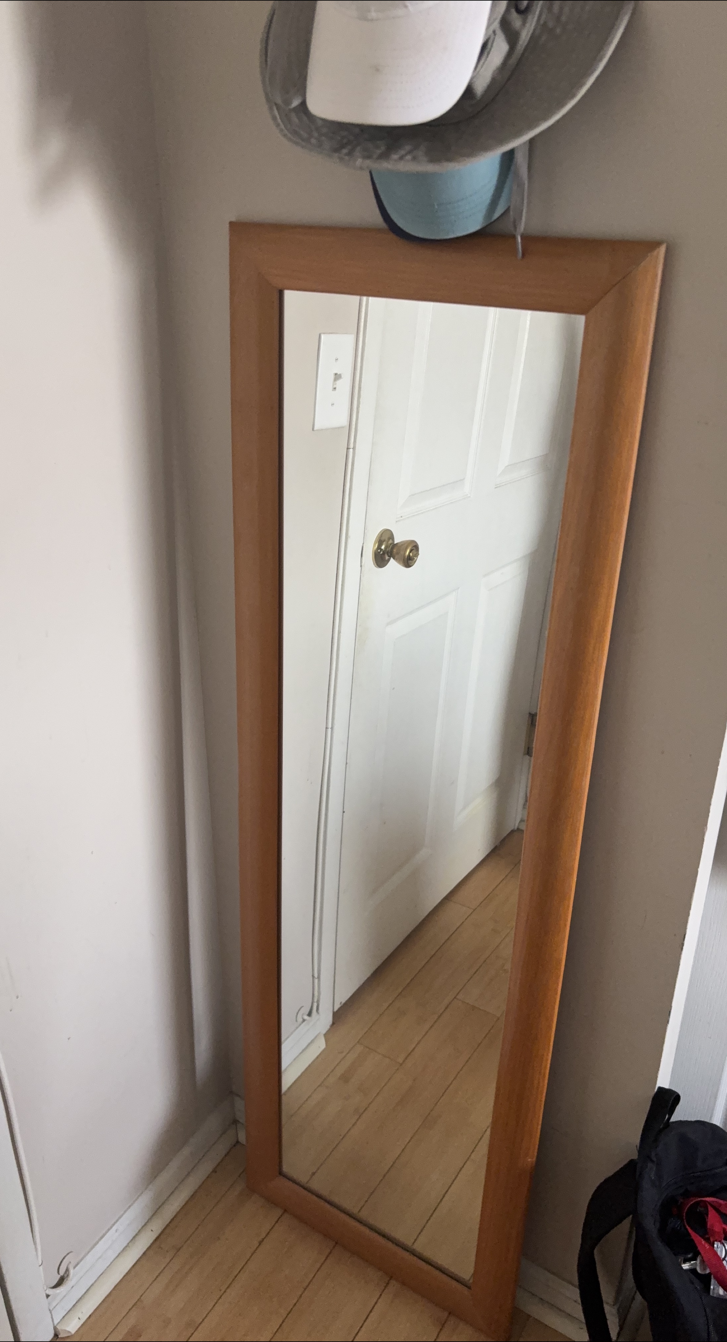 Wood Framed Wall Mirror thumbnail