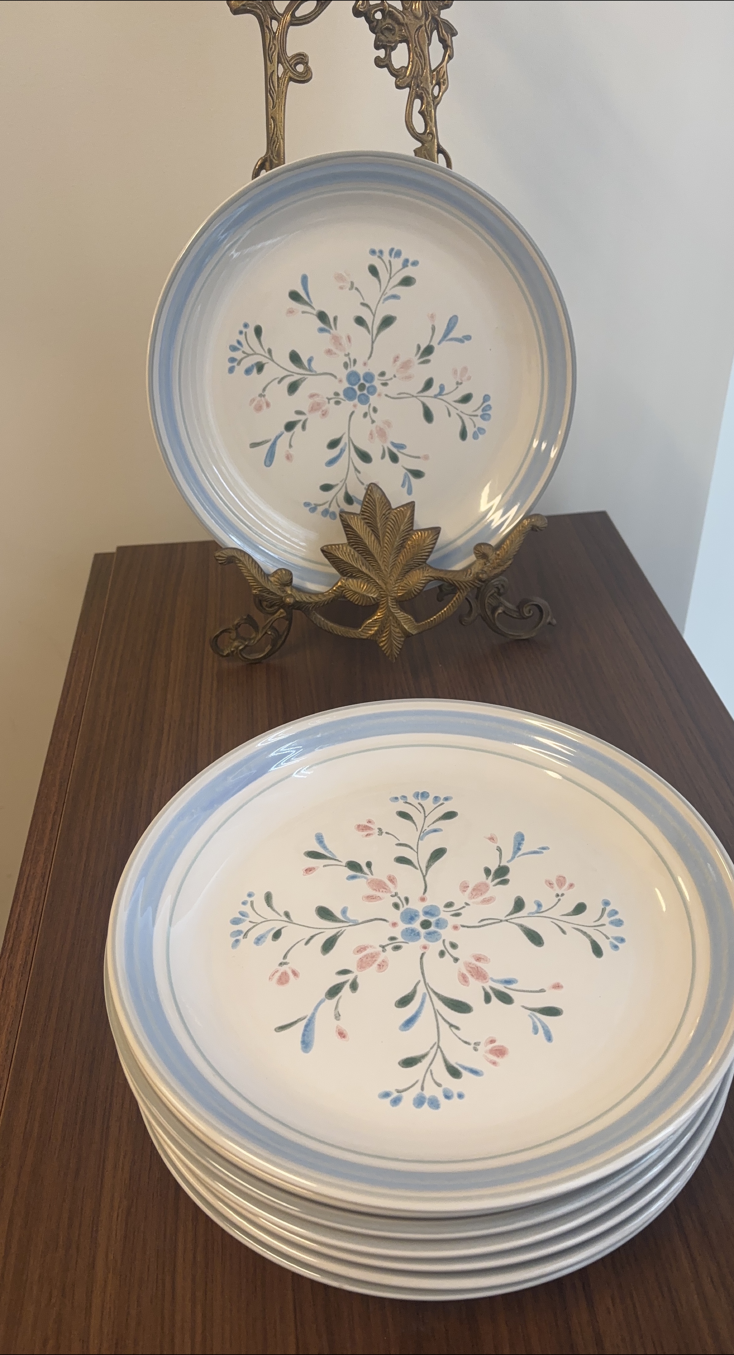 Fascino Stoneware Dinner Plate Set Of 8- Japan thumbnail