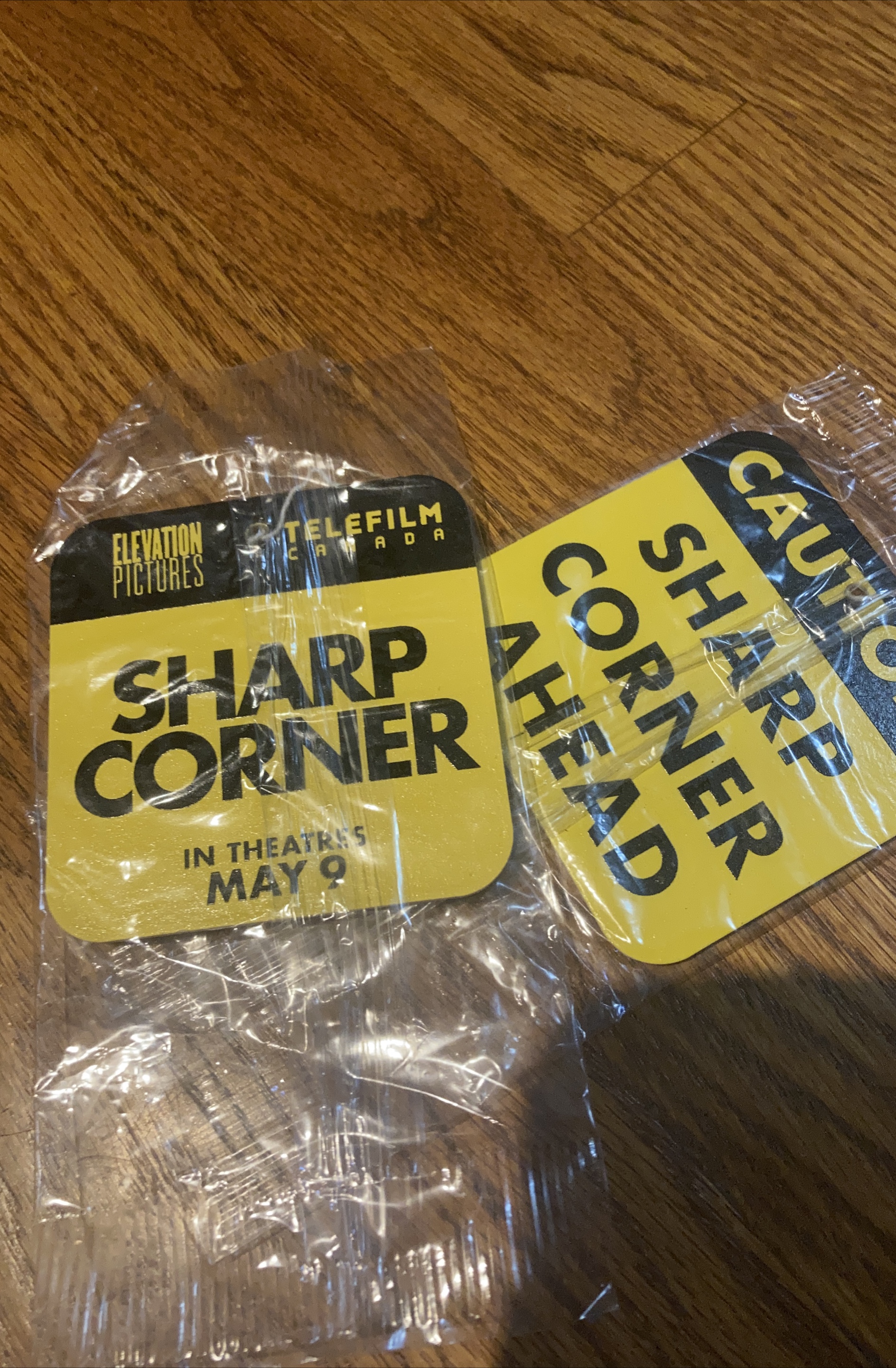 Sharp Corner Movie Promo car air freshener thumbnail