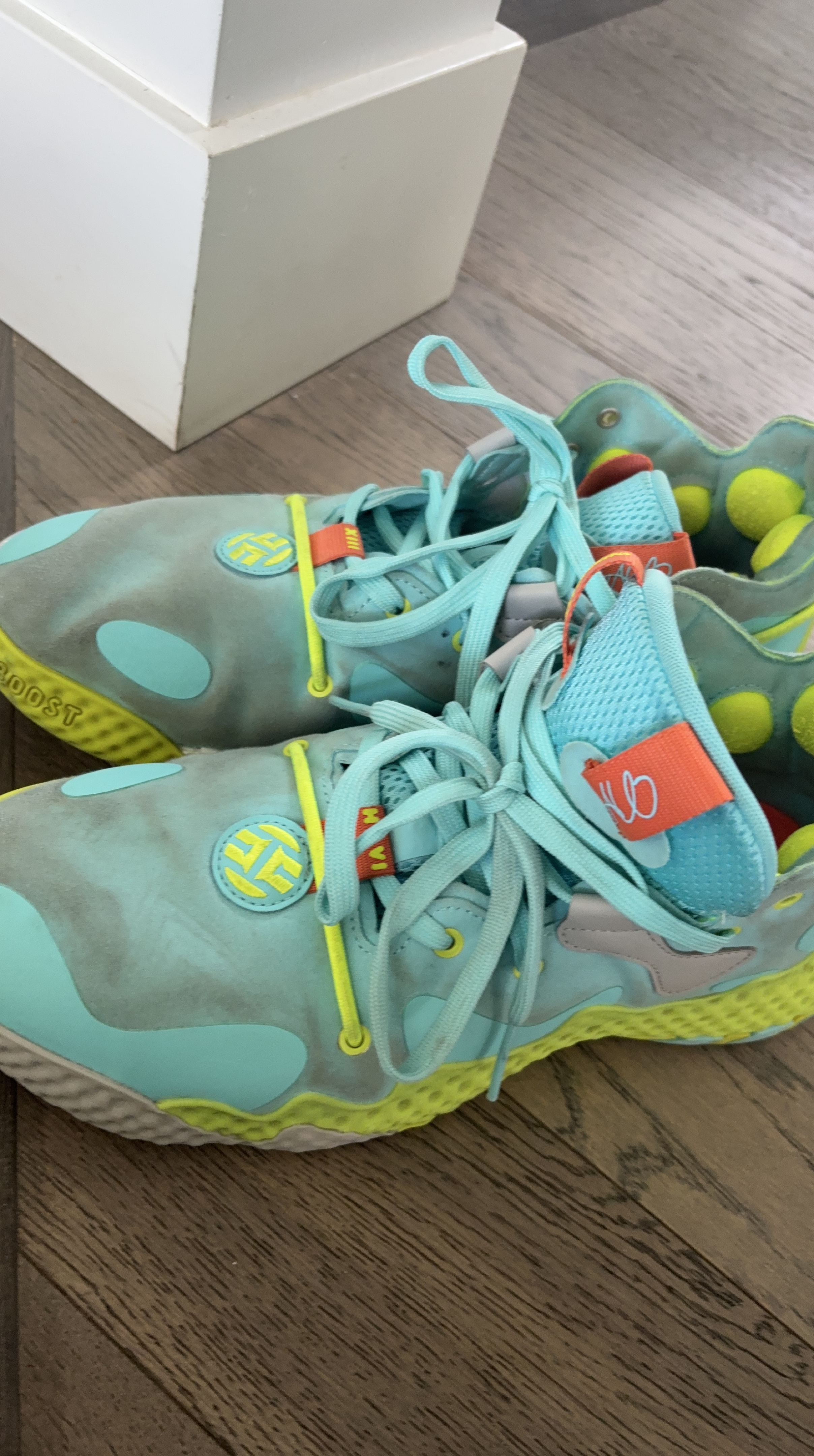 Adidas Harden Vol. 6 Aqua/Yellow thumbnail