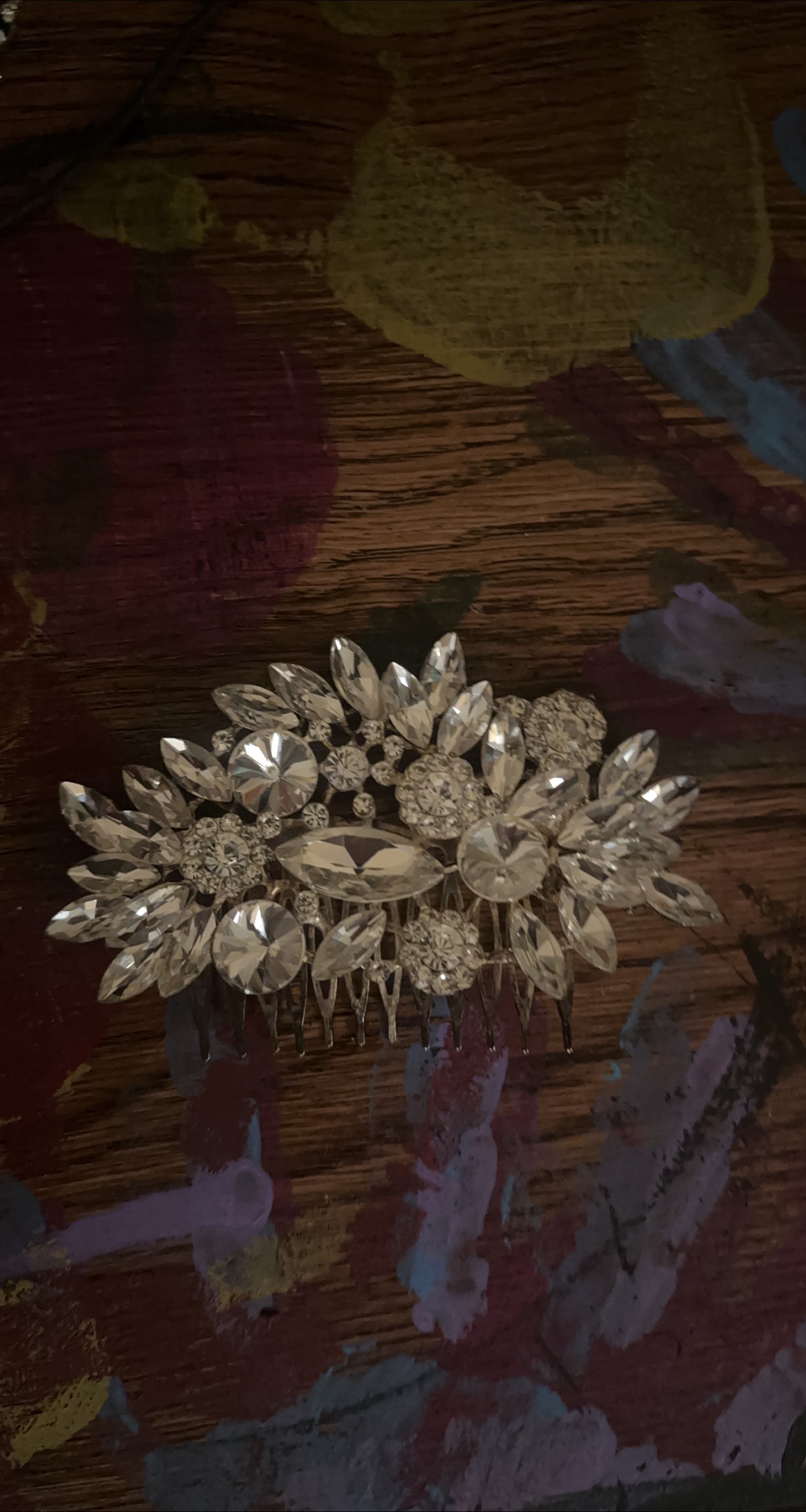 Rhinestone Hair Comb thumbnail