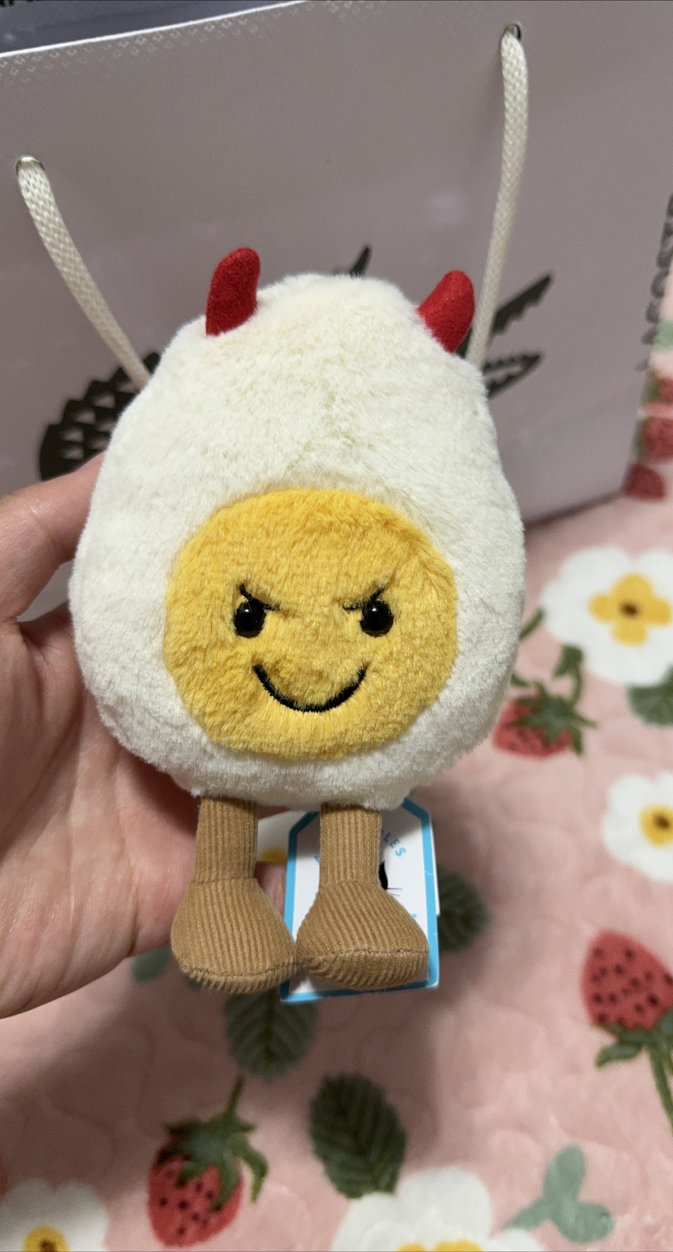 Jellycat Amuseable Fried Egg Devil Plush thumbnail