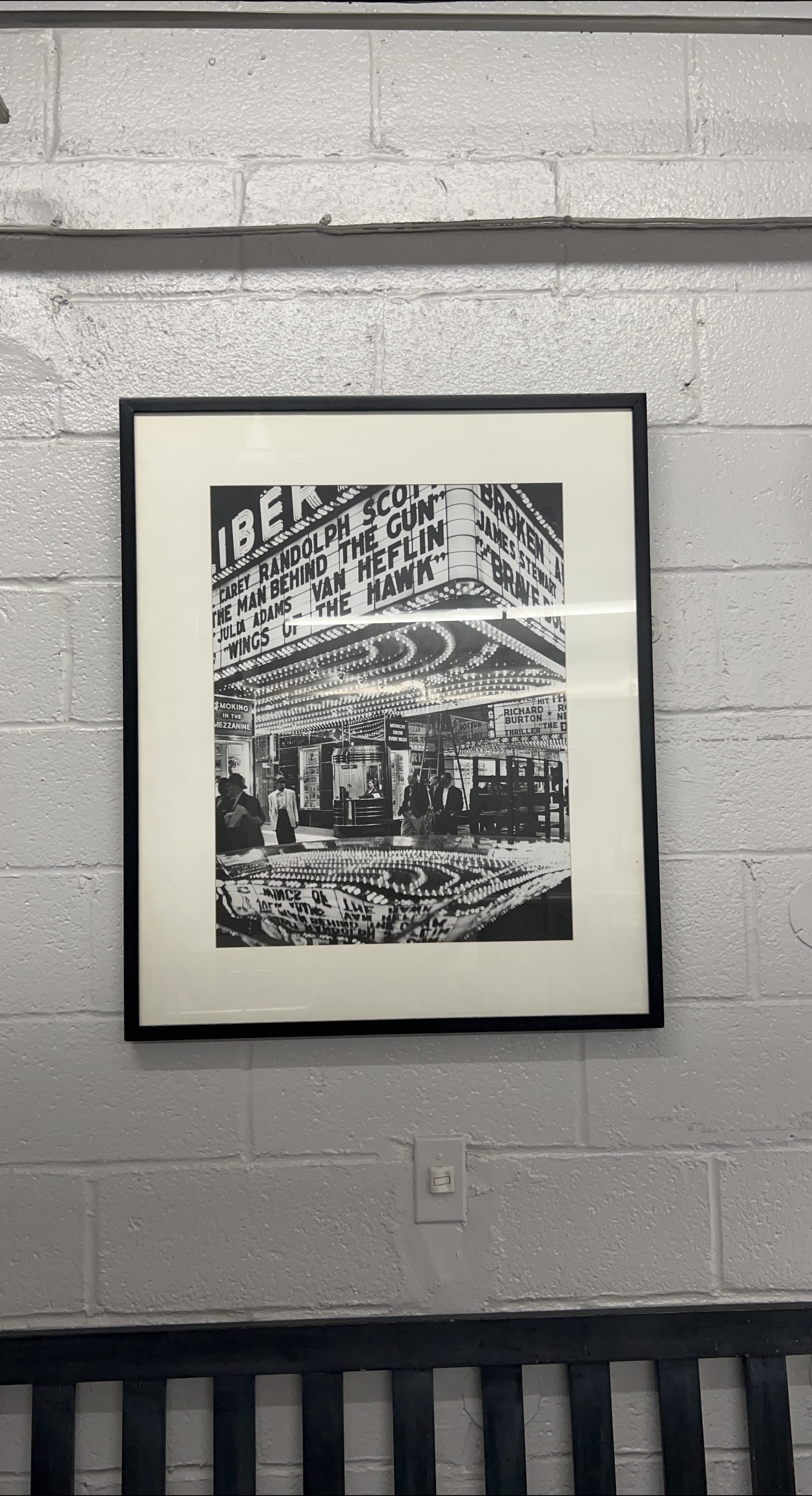 Framed Vintage Movie Theater Print thumbnail