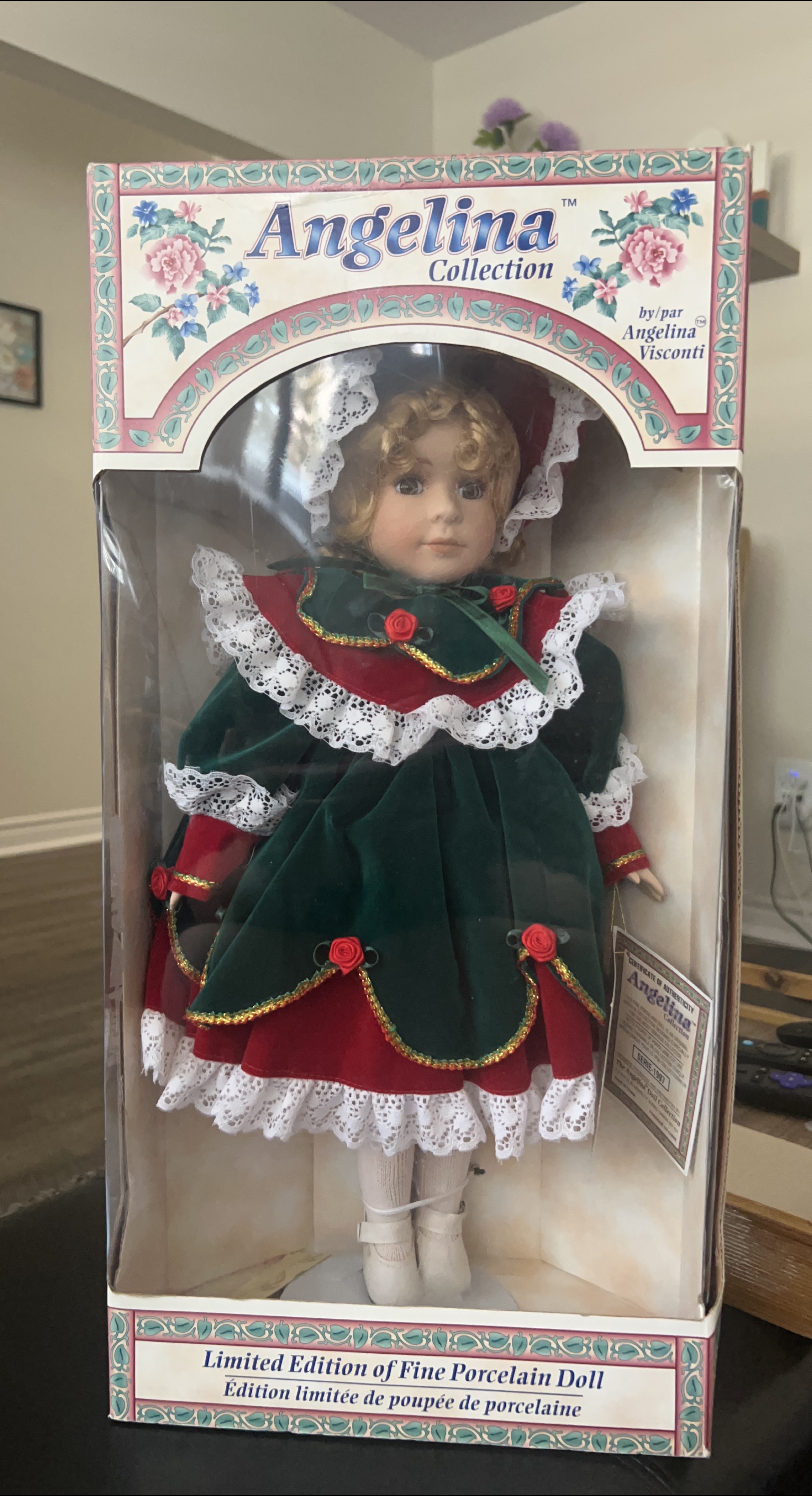 Angelina Collection Porcelain Doll thumbnail