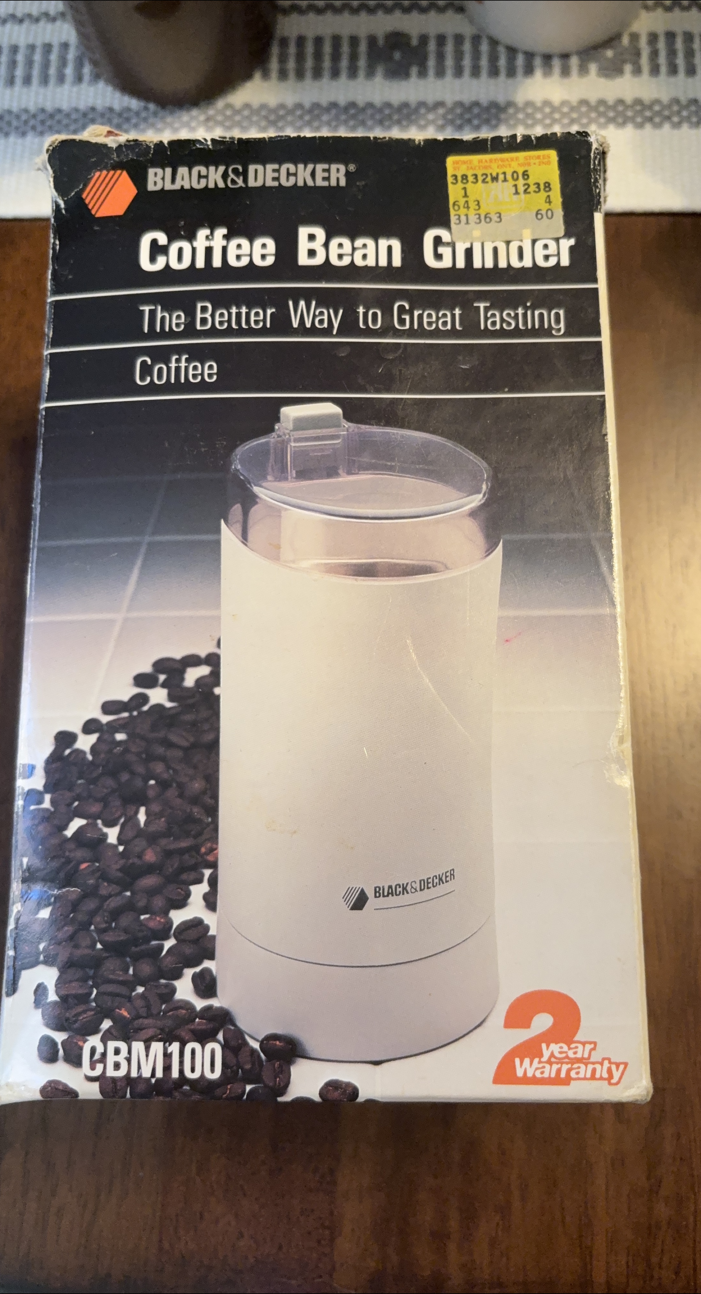 Black & Decker Coffee Bean Grinder CBM100 thumbnail