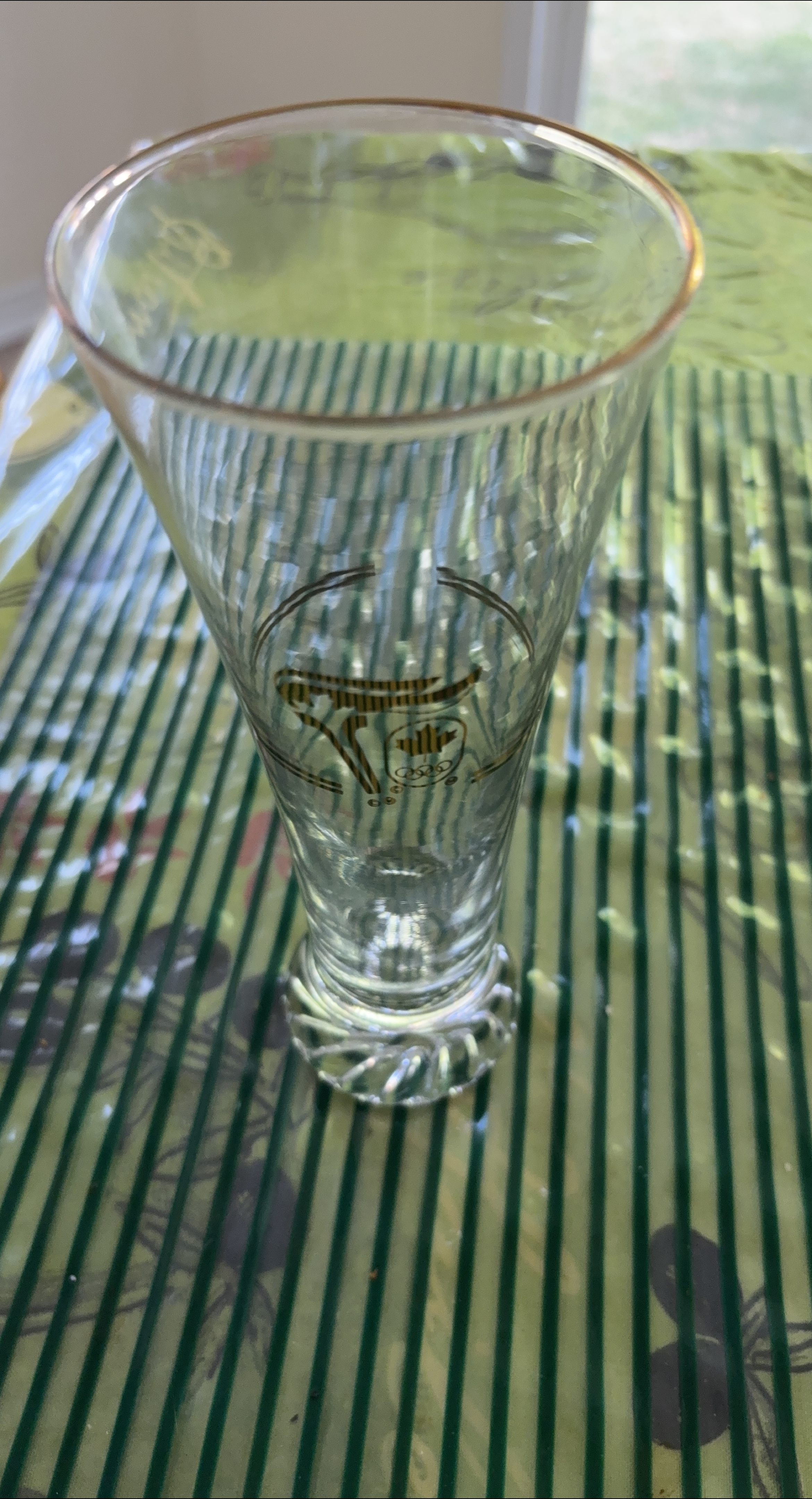Vintage 1988 Calgary Olympics Glass thumbnail