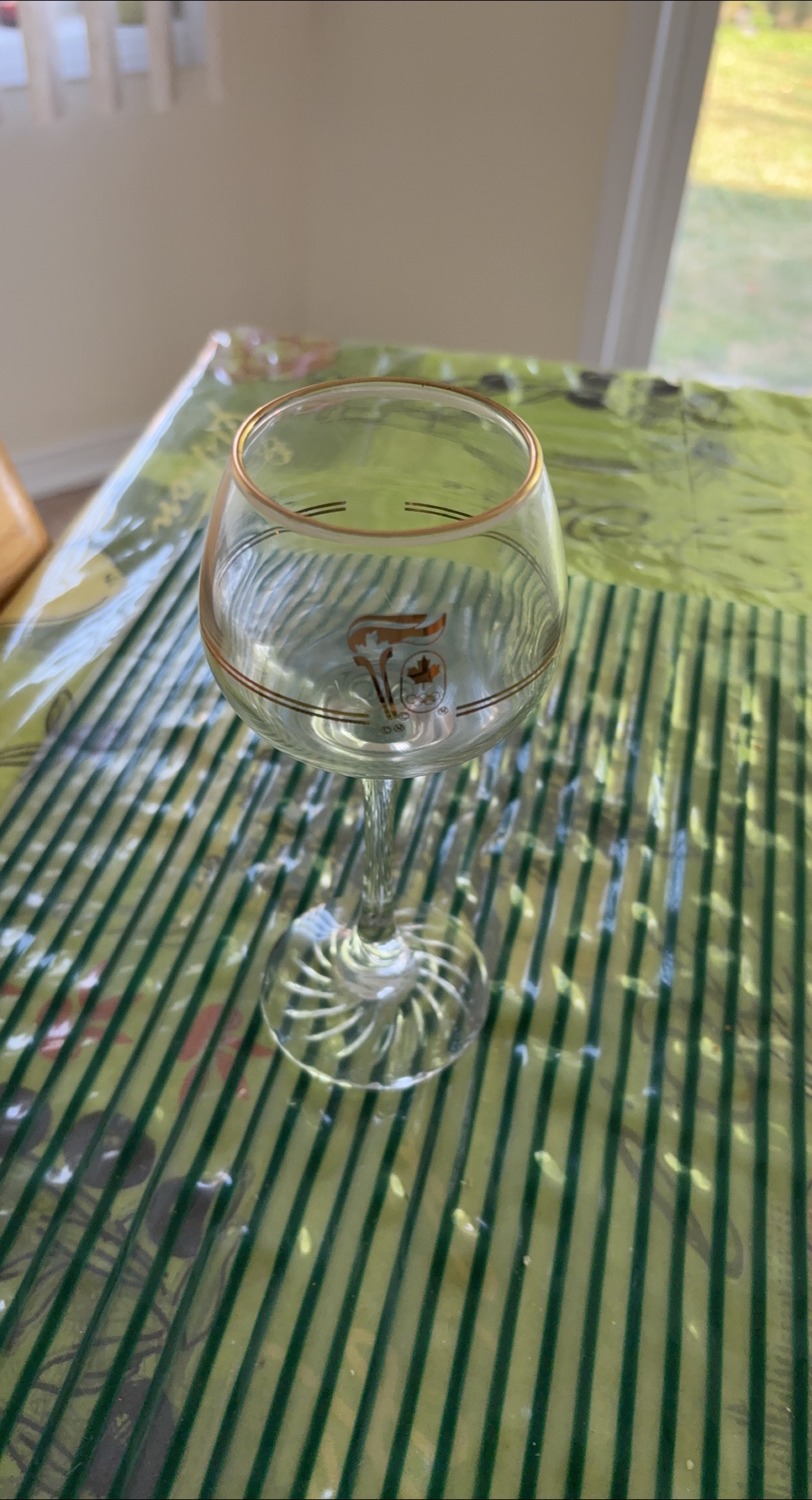 1976 Montreal Olympics Wine Glass thumbnail