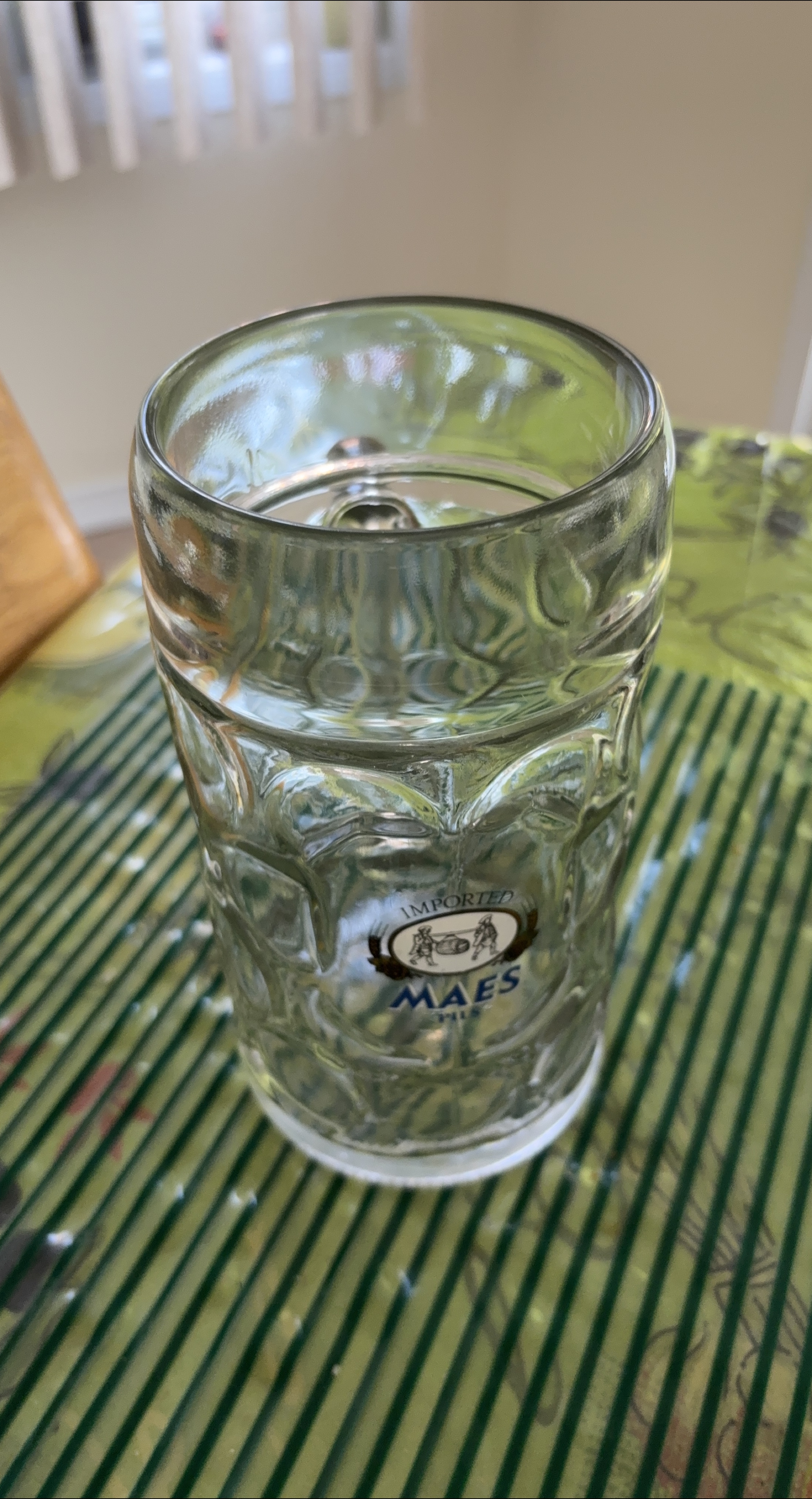 Maes Pils Beer Glass Stein thumbnail