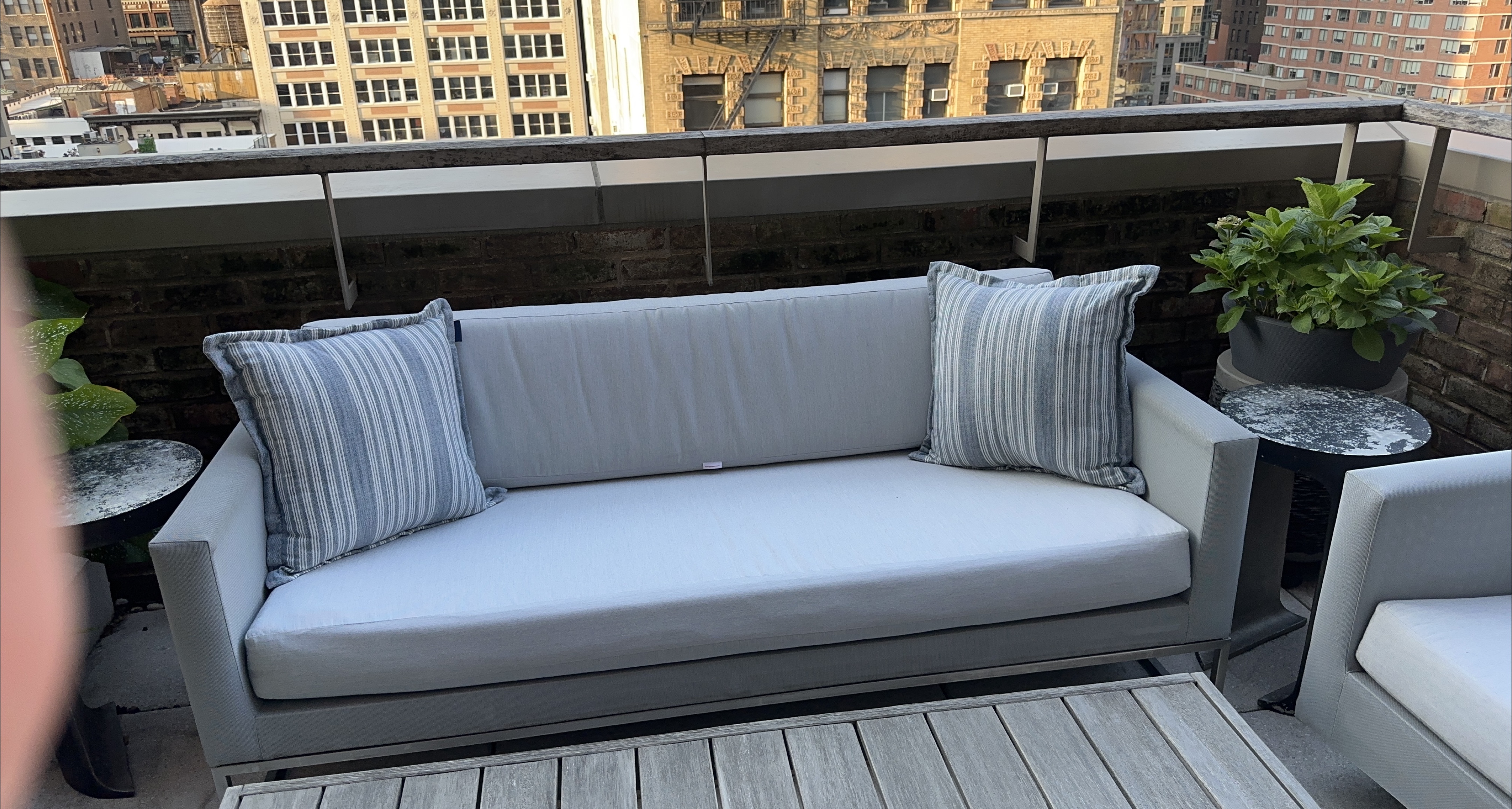 Outdoor Sofa with Cushions