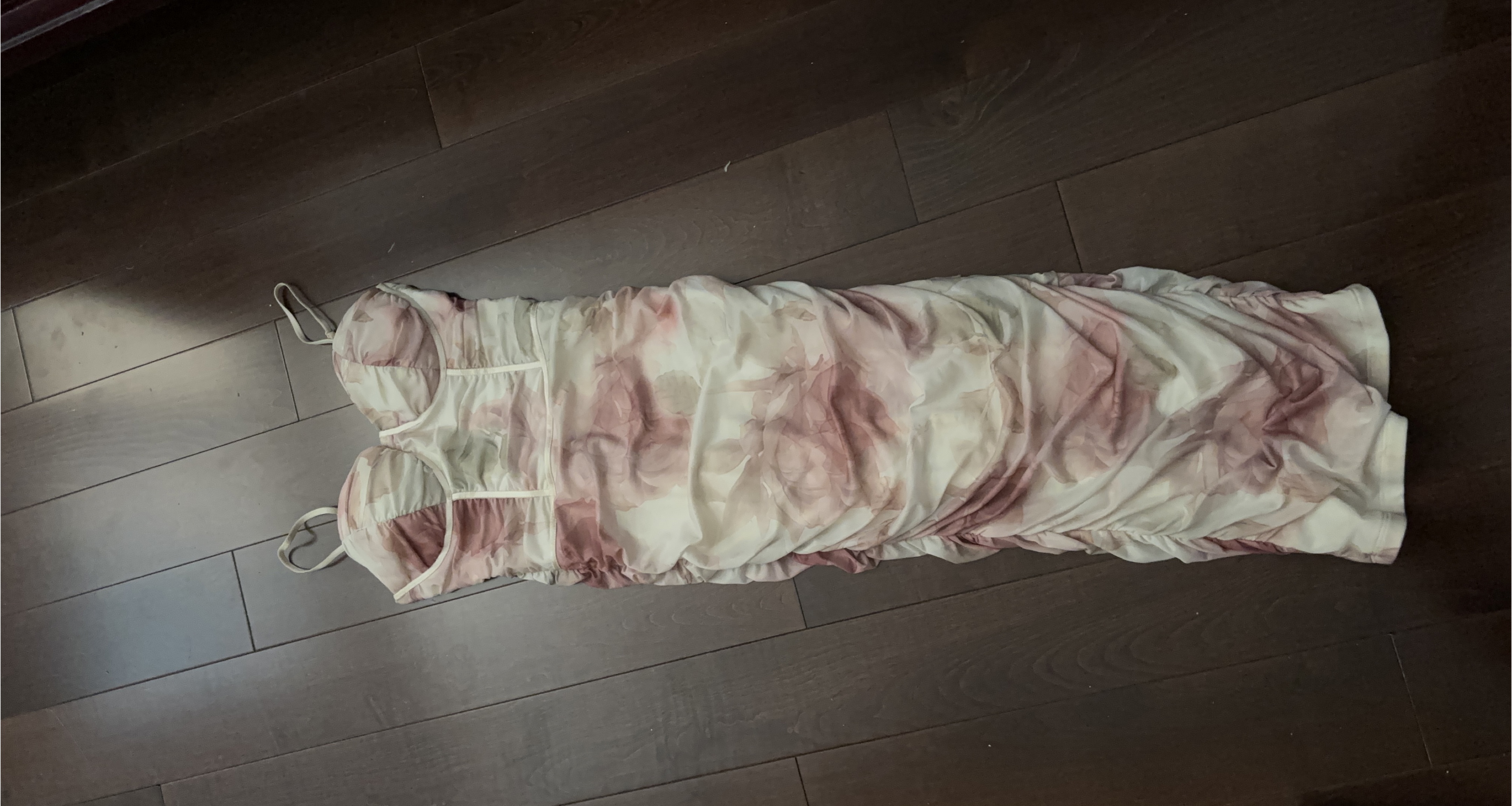 Le Chateau Floral Ruched Dress thumbnail