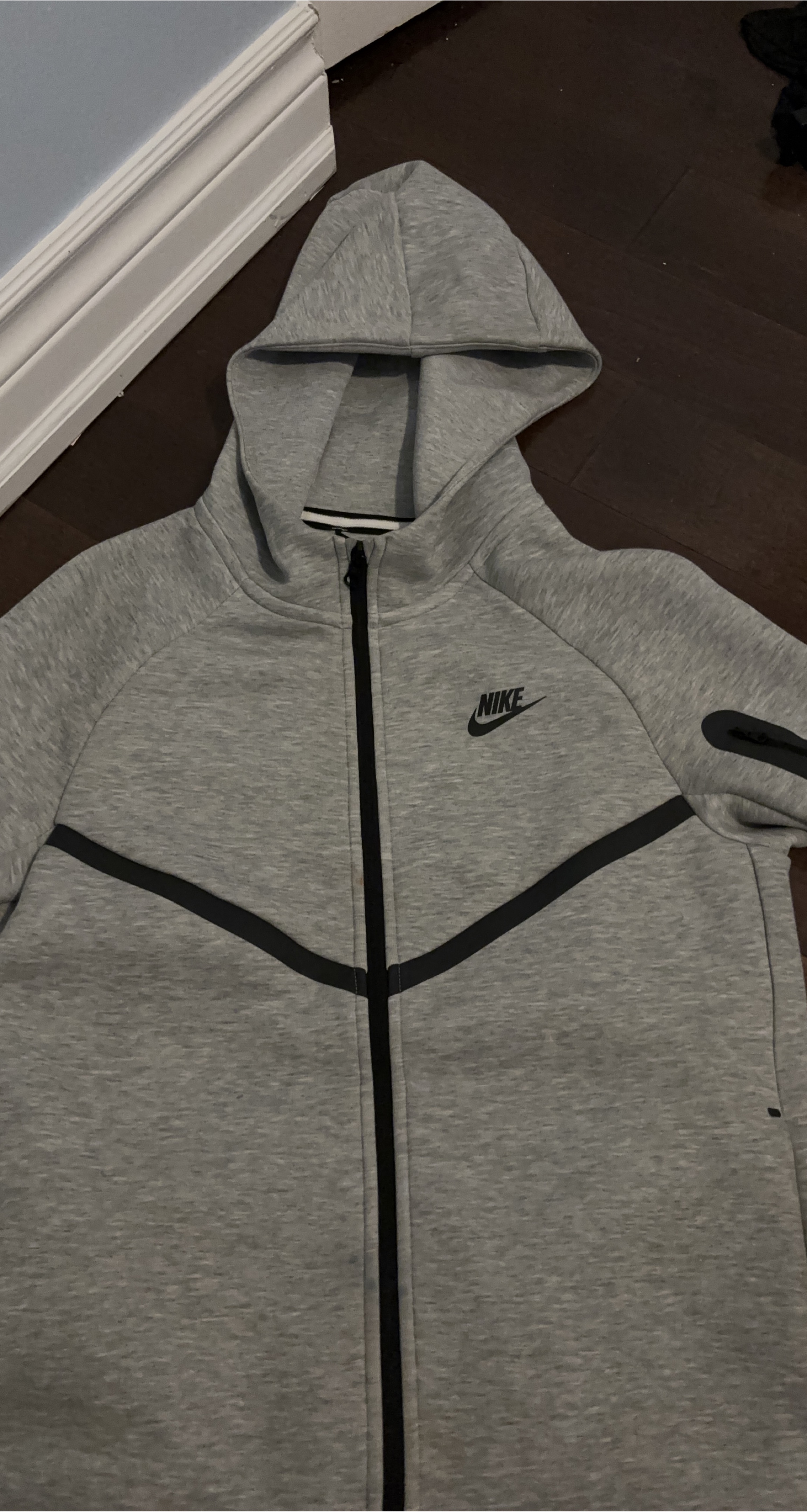 Nike Tech Fleece Hoodie - Grey, XL thumbnail