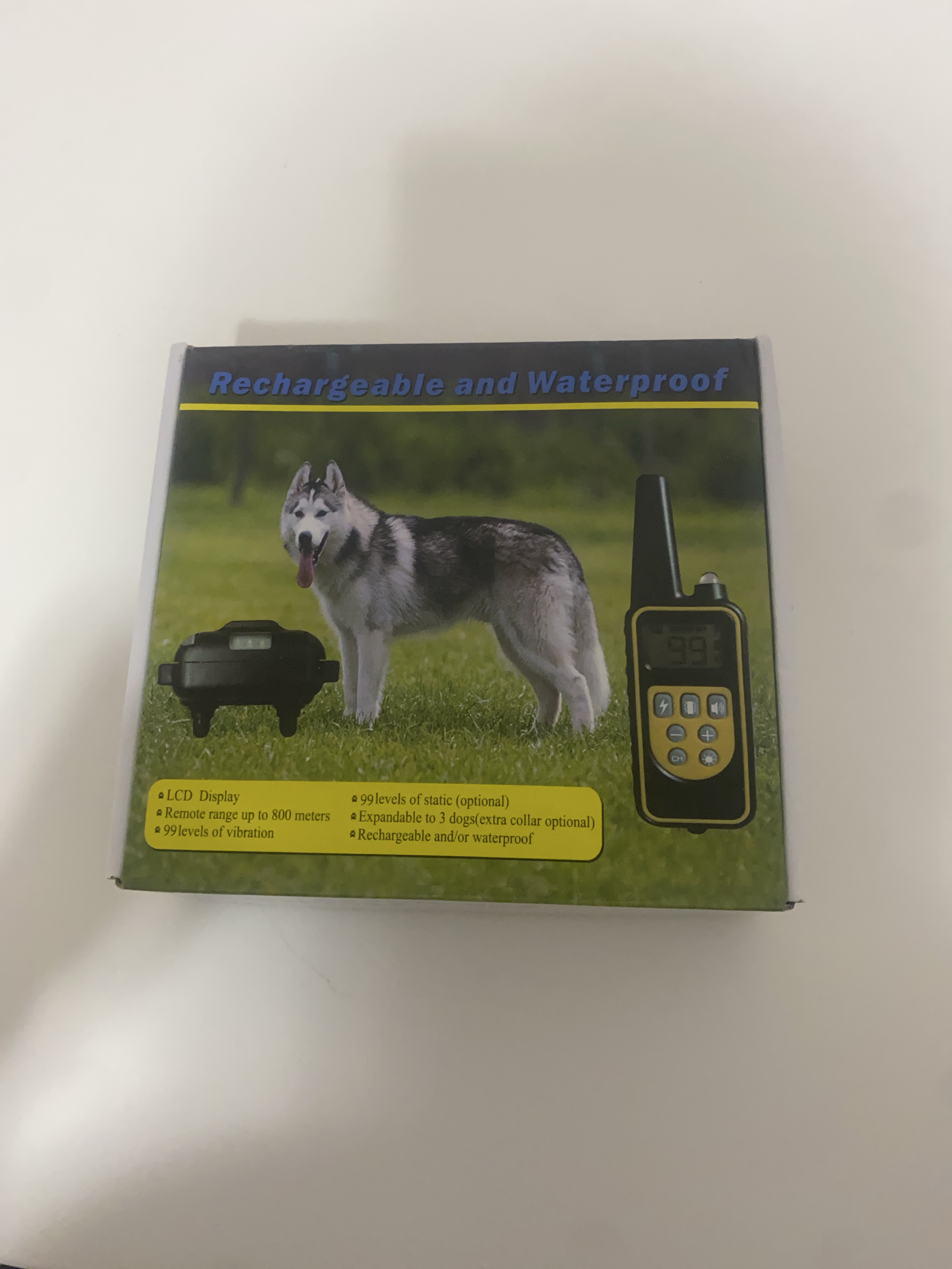 Rechargeable & Waterproof Dog Training Collar thumbnail
