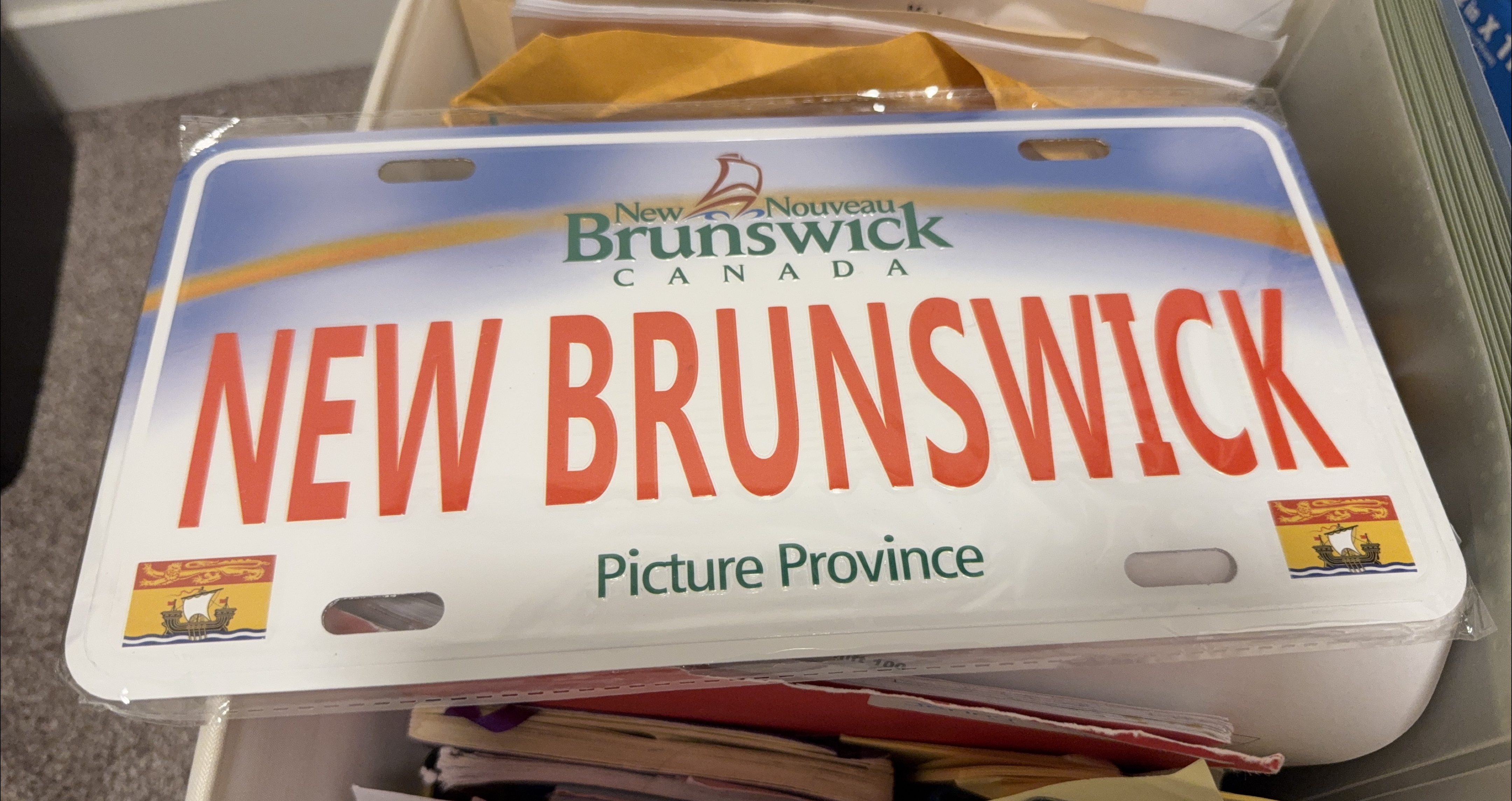 New Brunswick Canada License Plate thumbnail