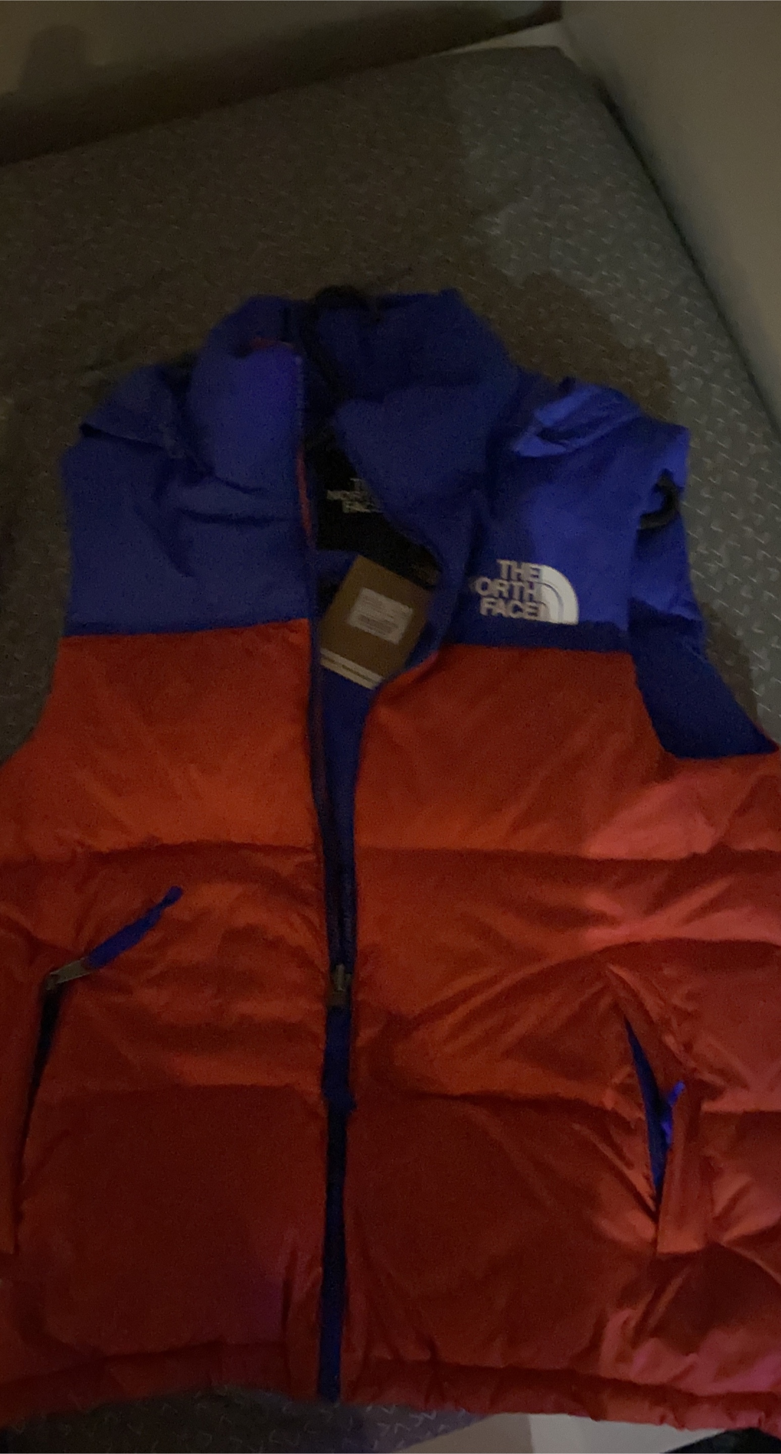 The North Face Puffer Vest - Red & Blue thumbnail