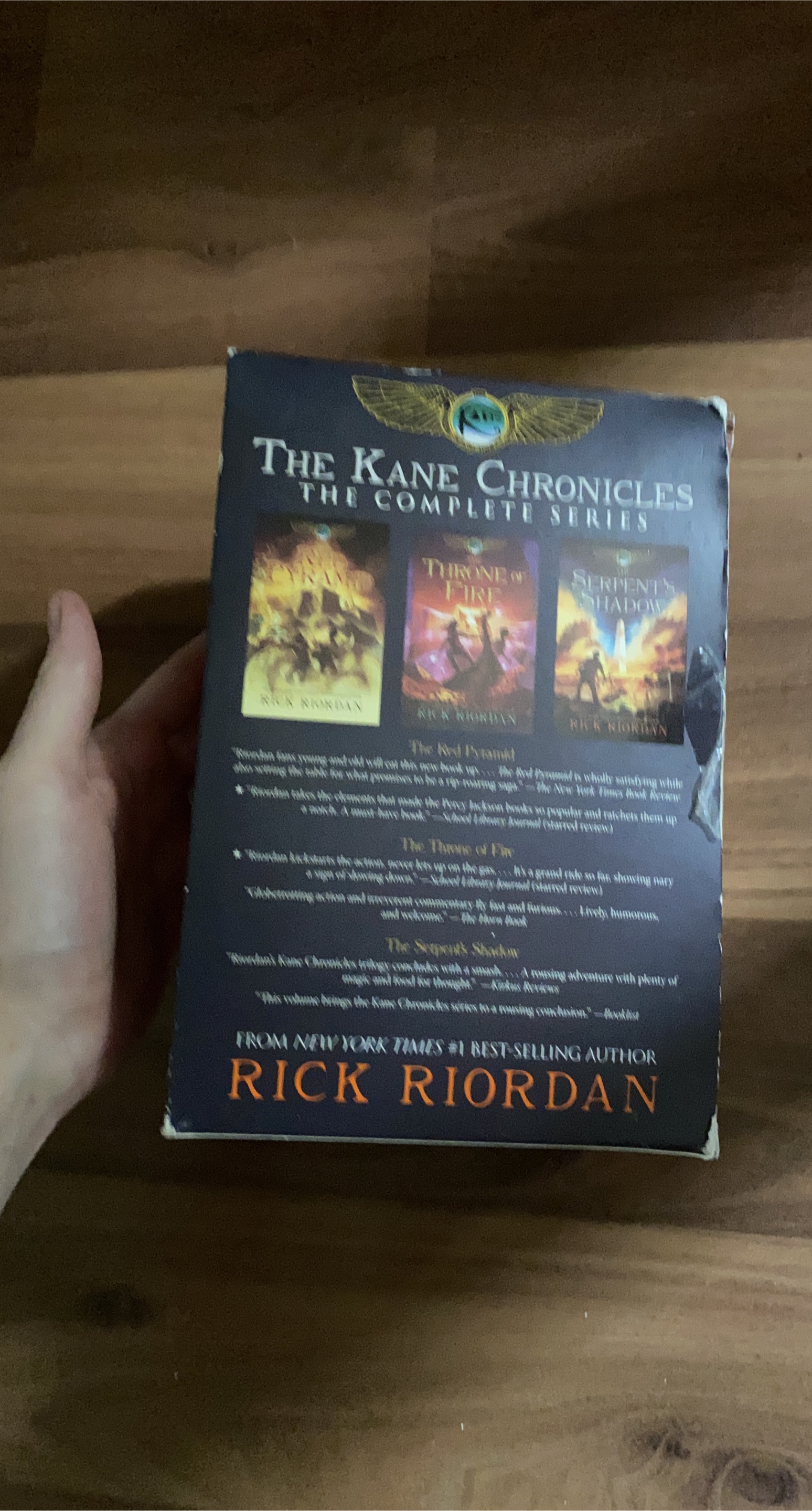 The Kane Chronicles Complete Series Box Set by Rick Riordan