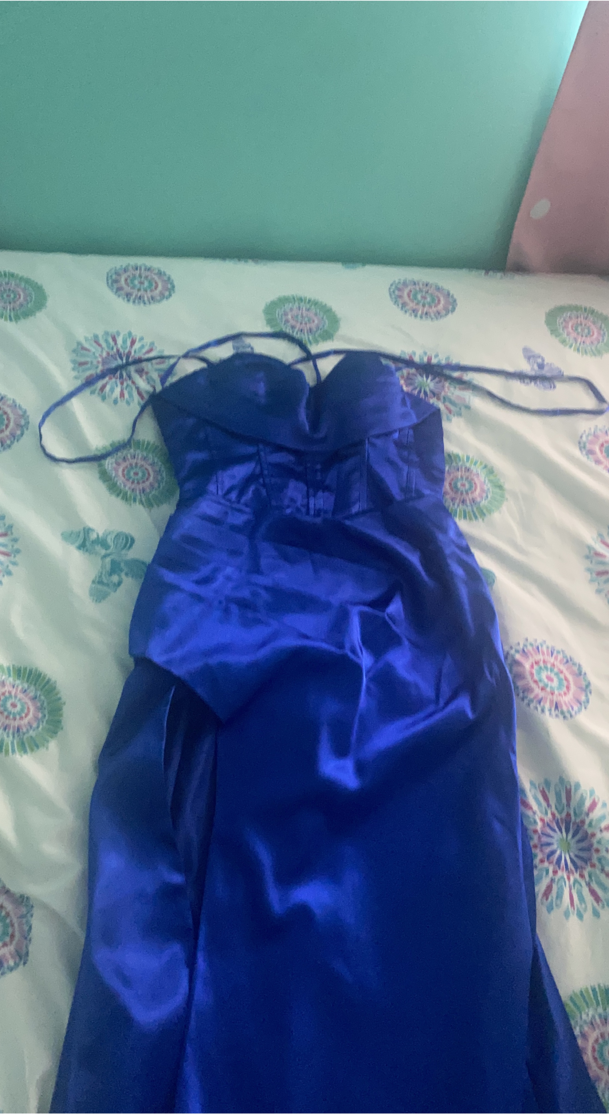 Blue formal dress