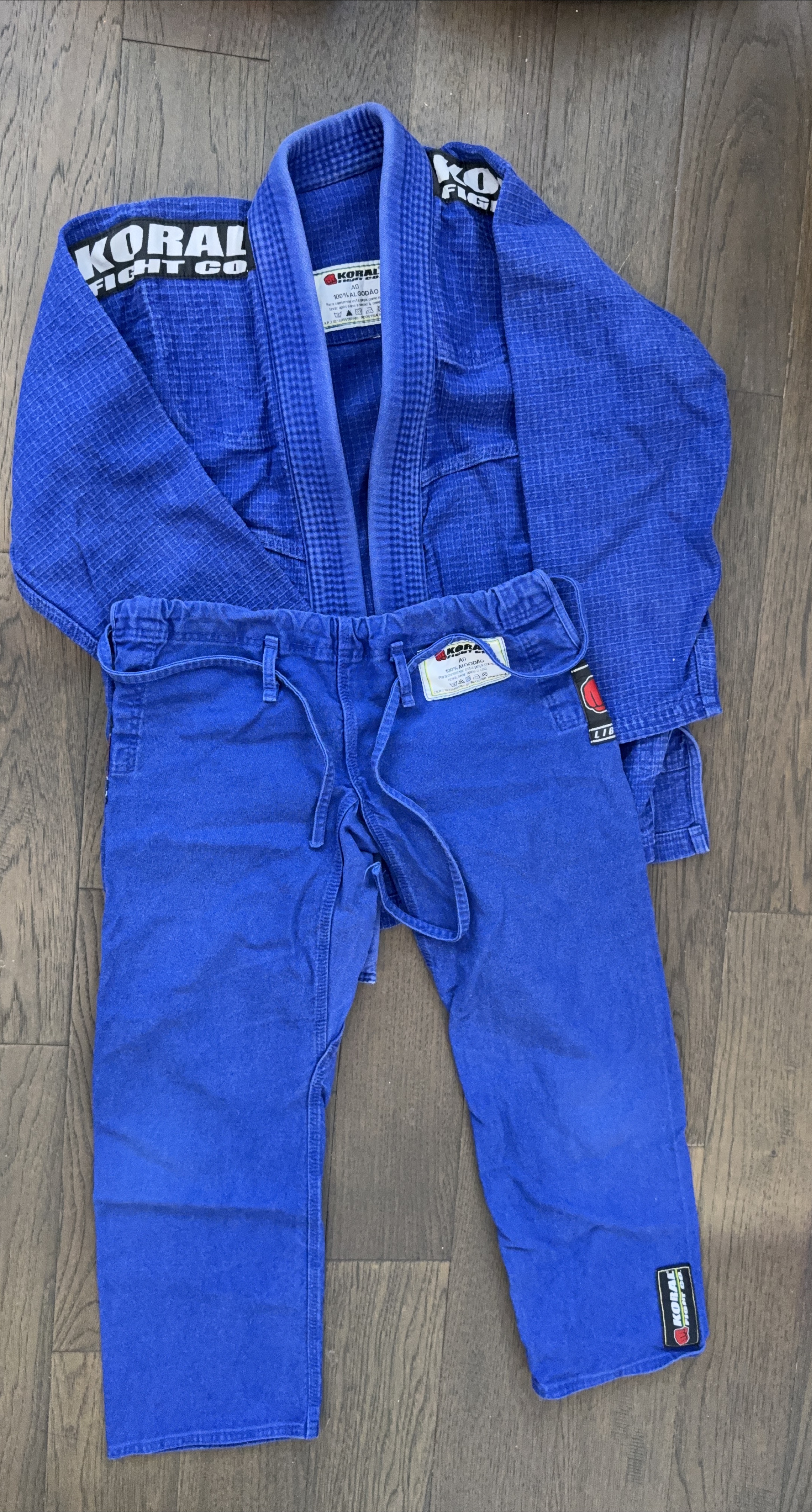 🇨🇦🍁 Koral Fight Co. Blue Jiu-Jitsu Gi thumbnail