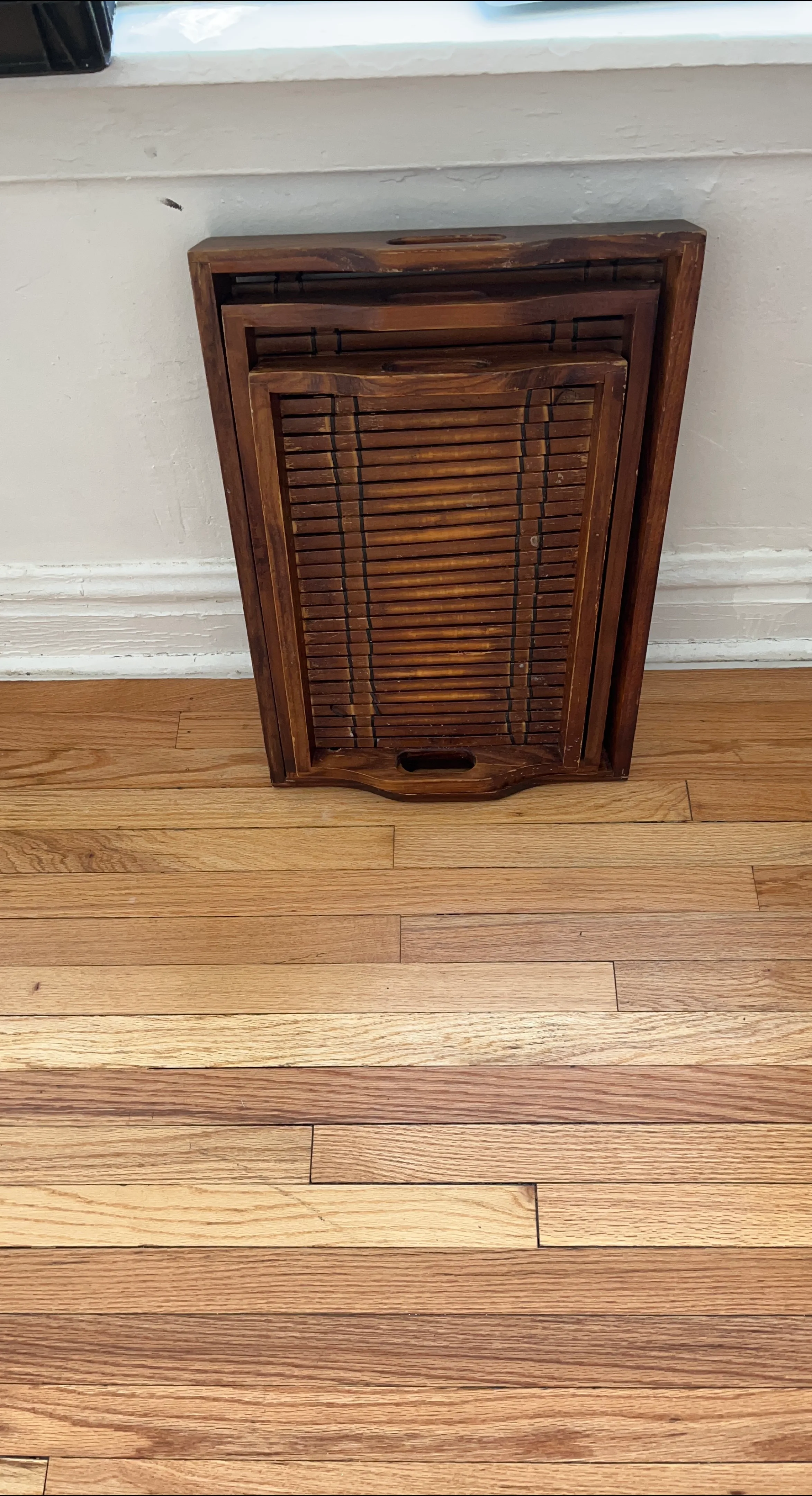 Wooden Nesting Serving Trays - Set of 3