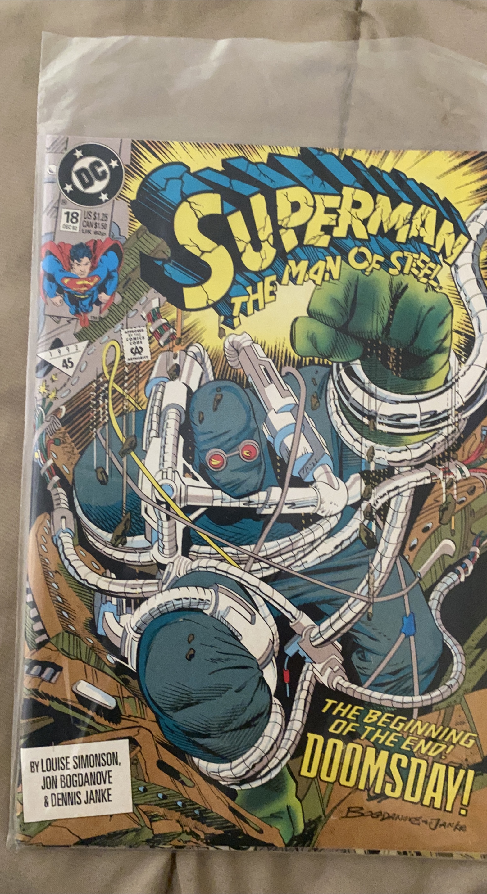 Superman: The Man of Steel #18 Comic Book thumbnail