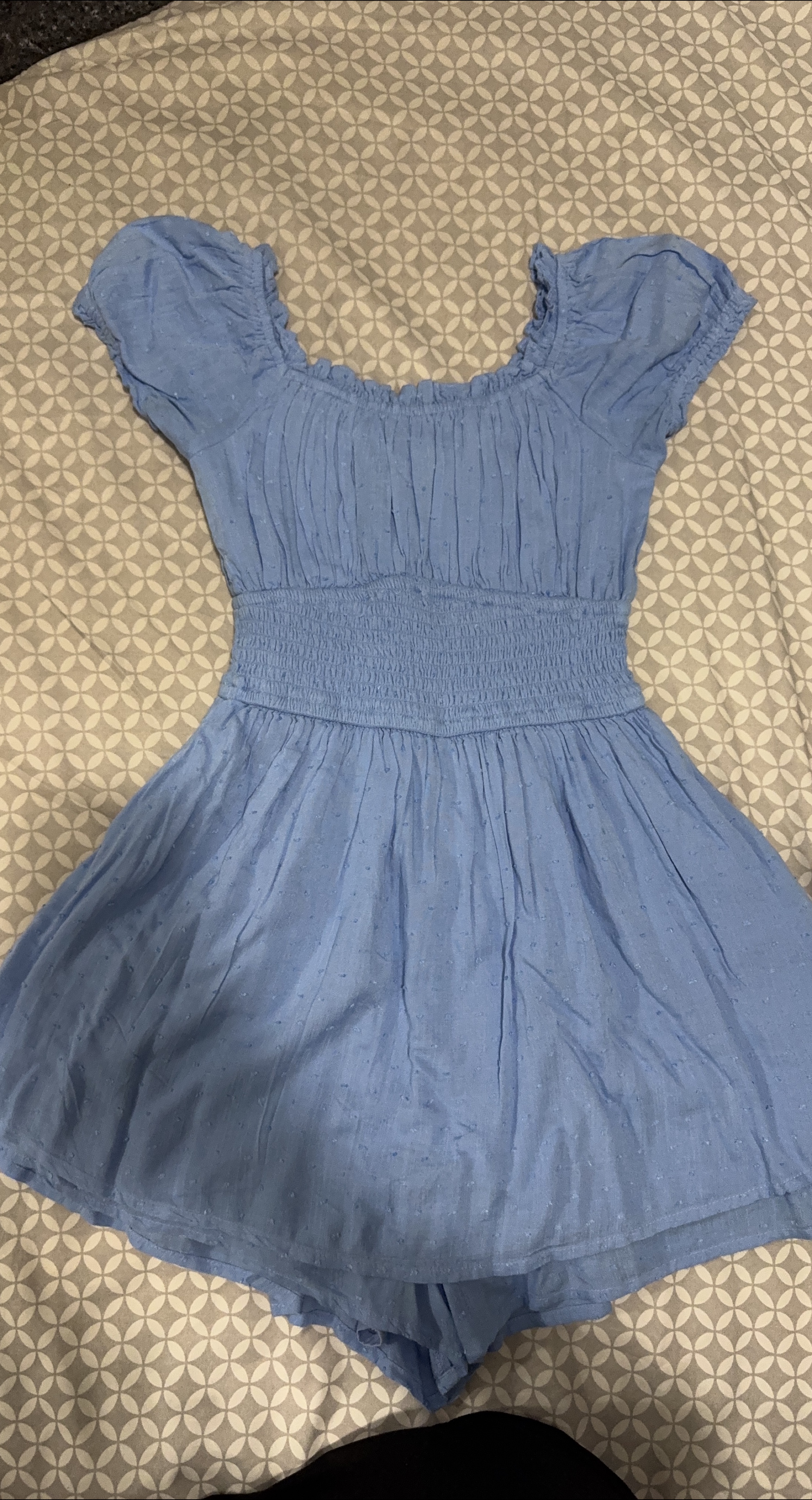 Hollister Blue Romper thumbnail