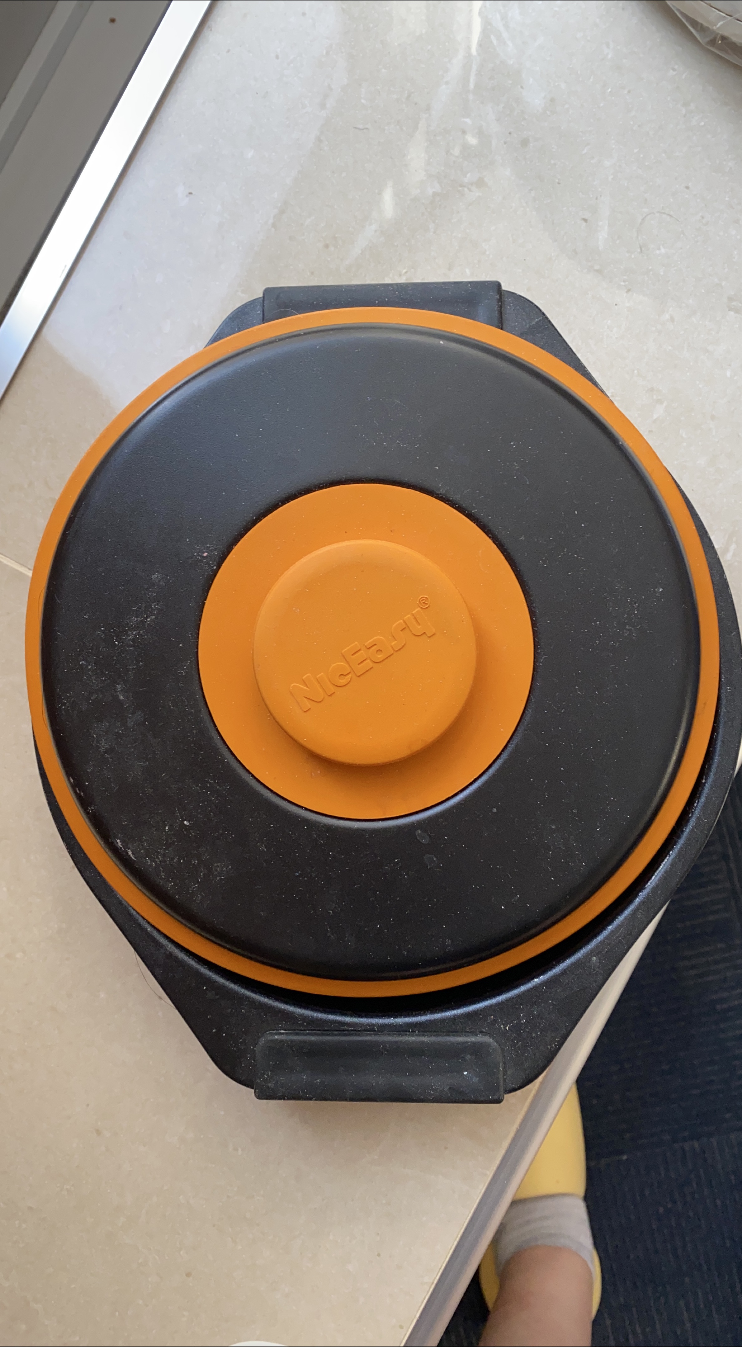 NicEasy Food Container for microwave - Black & Orange thumbnail