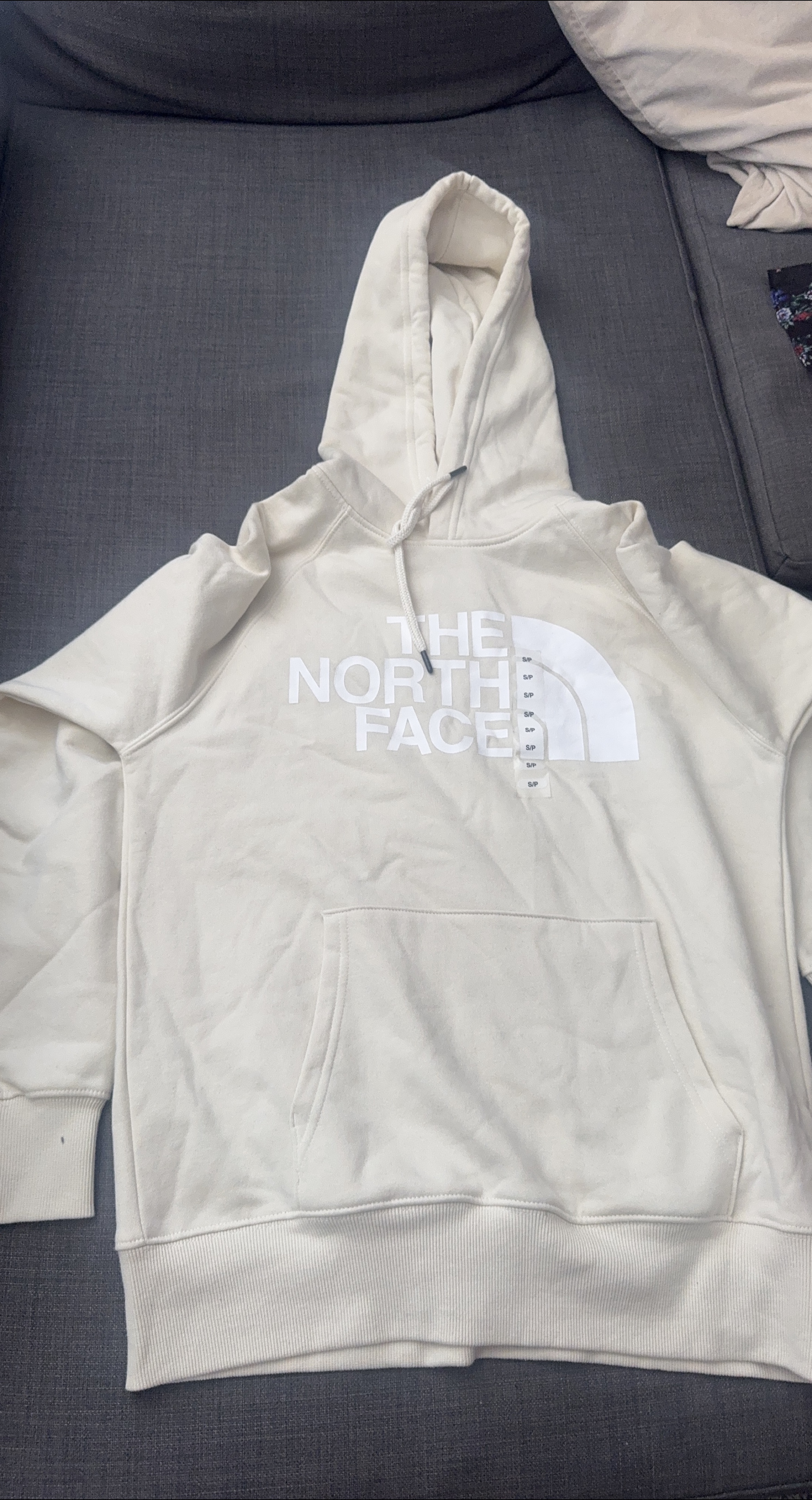 The North Face White Hoodie Size Small thumbnail
