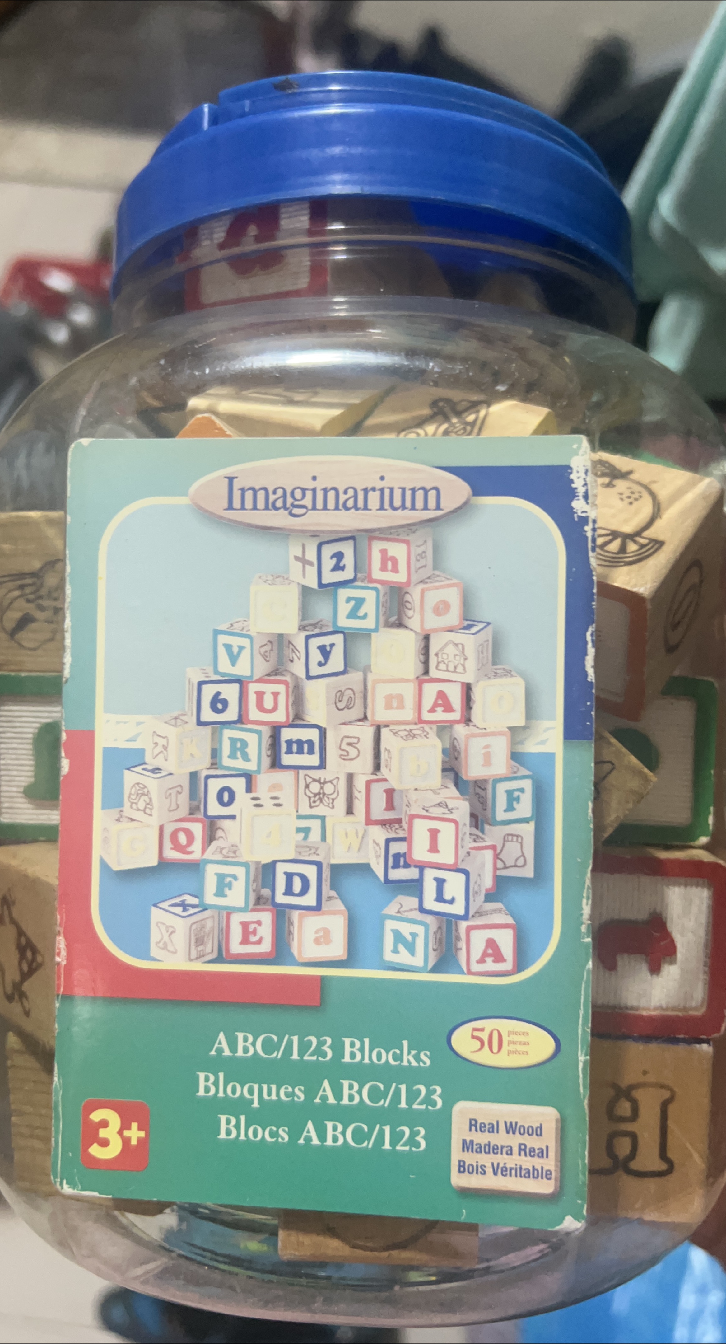 Imaginarium ABC/123 Blocks - 50 Pieces thumbnail