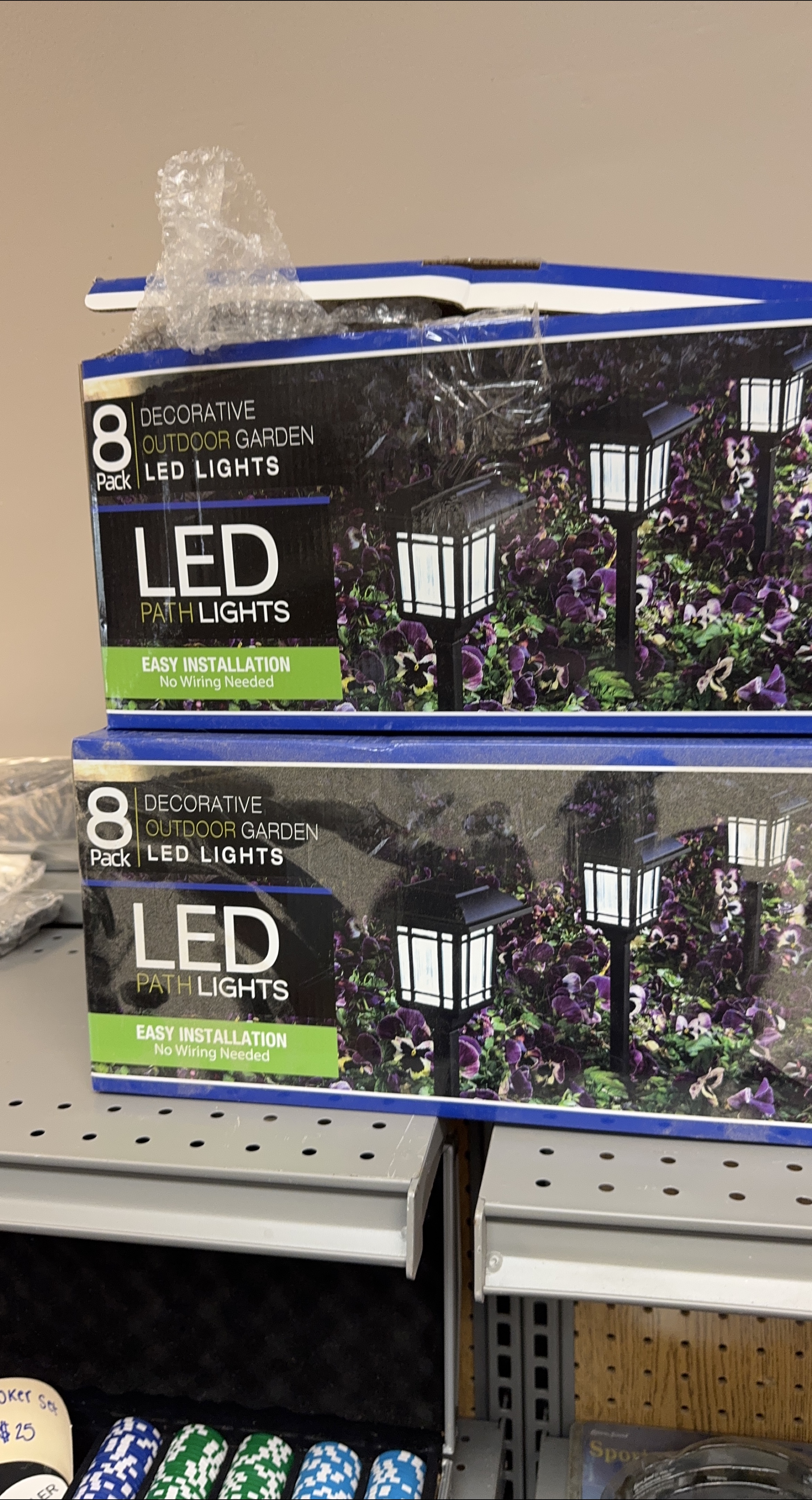 8 Pack Decorative Outdoor Garden LED Path Lights thumbnail
