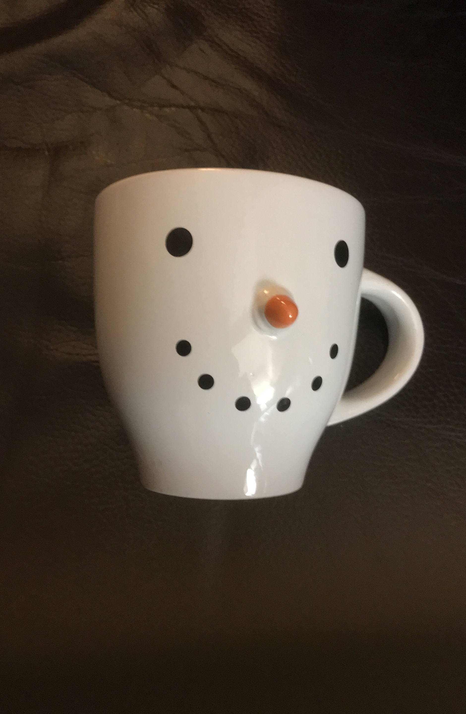 Snowman Face Coffee Mug