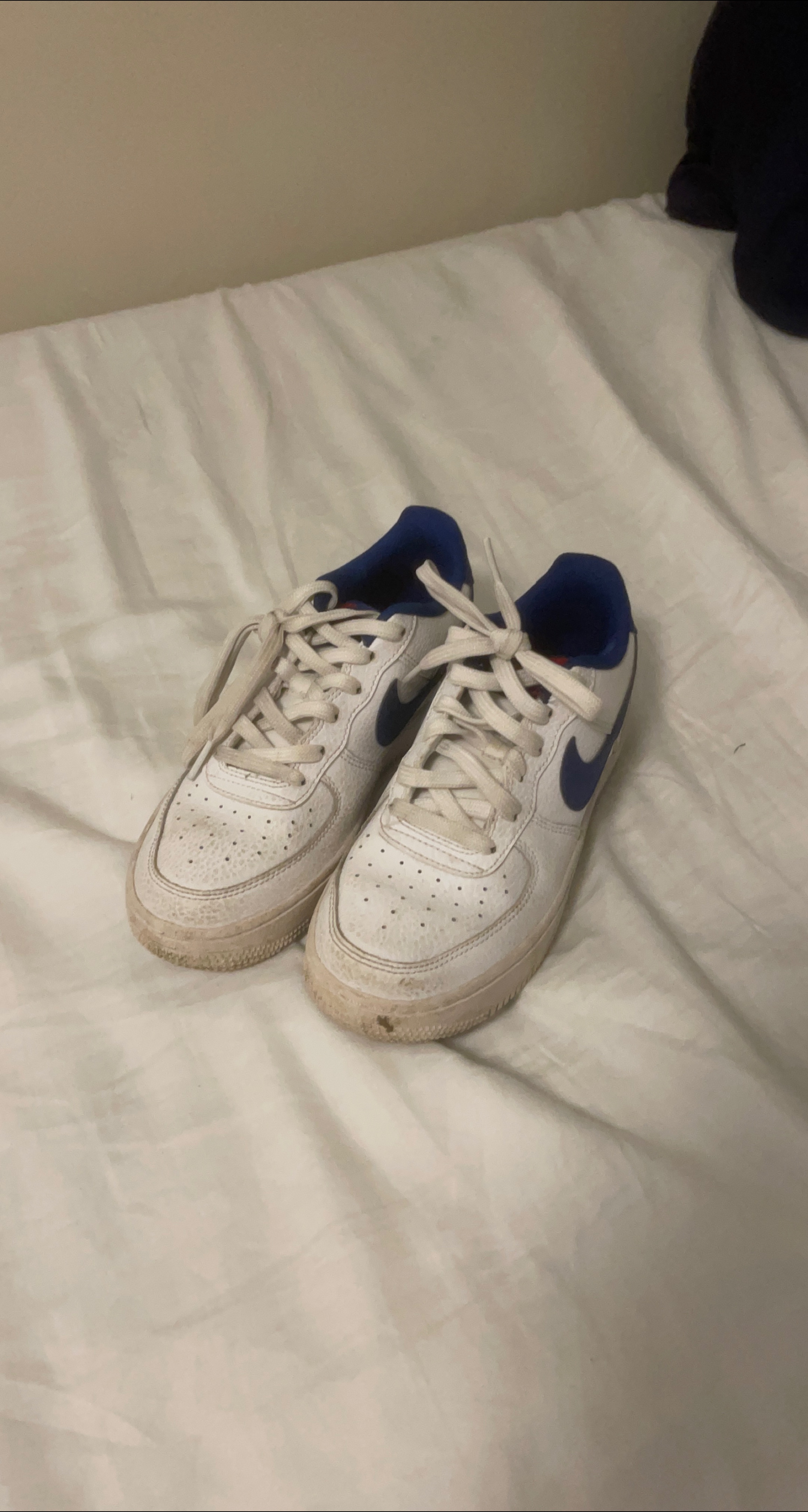 Nike Air Force 1 - White/Blue thumbnail