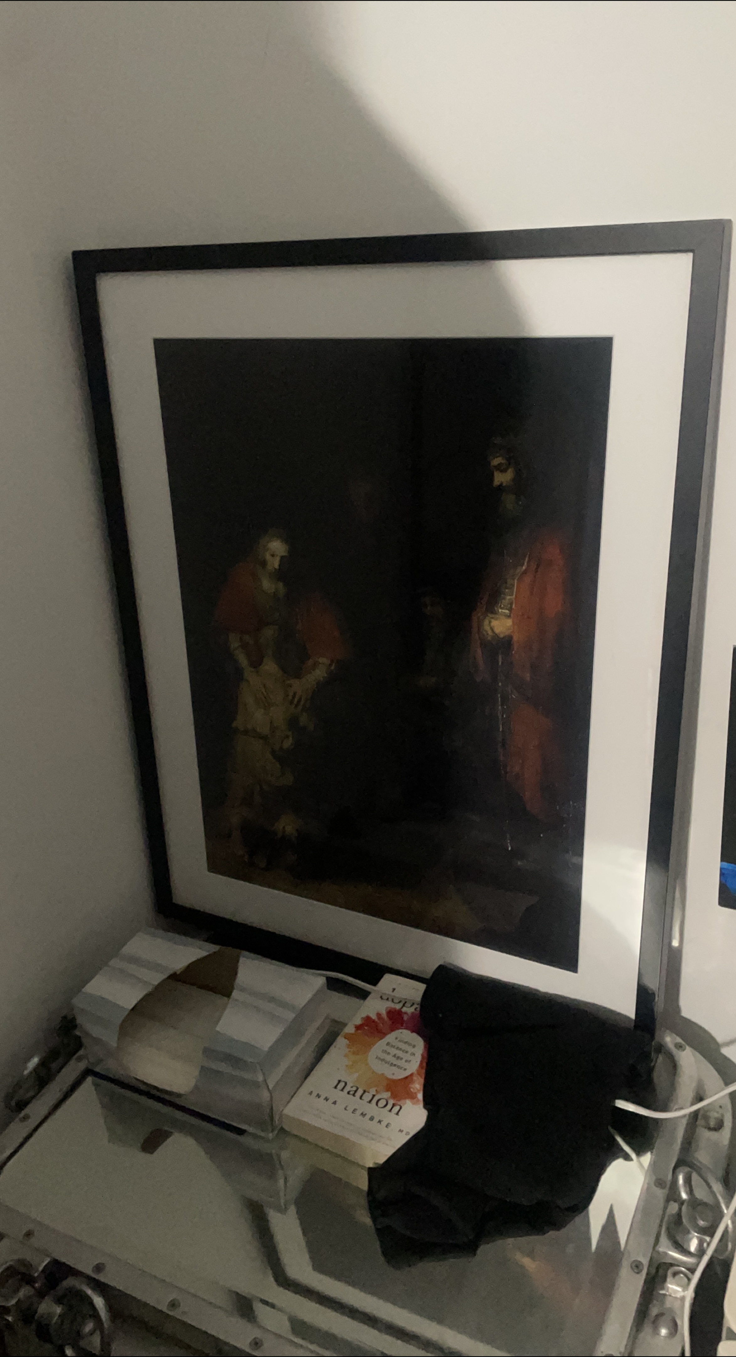 The prodigal son by Rembrandt (print)it’s huge and in perfect thumbnail