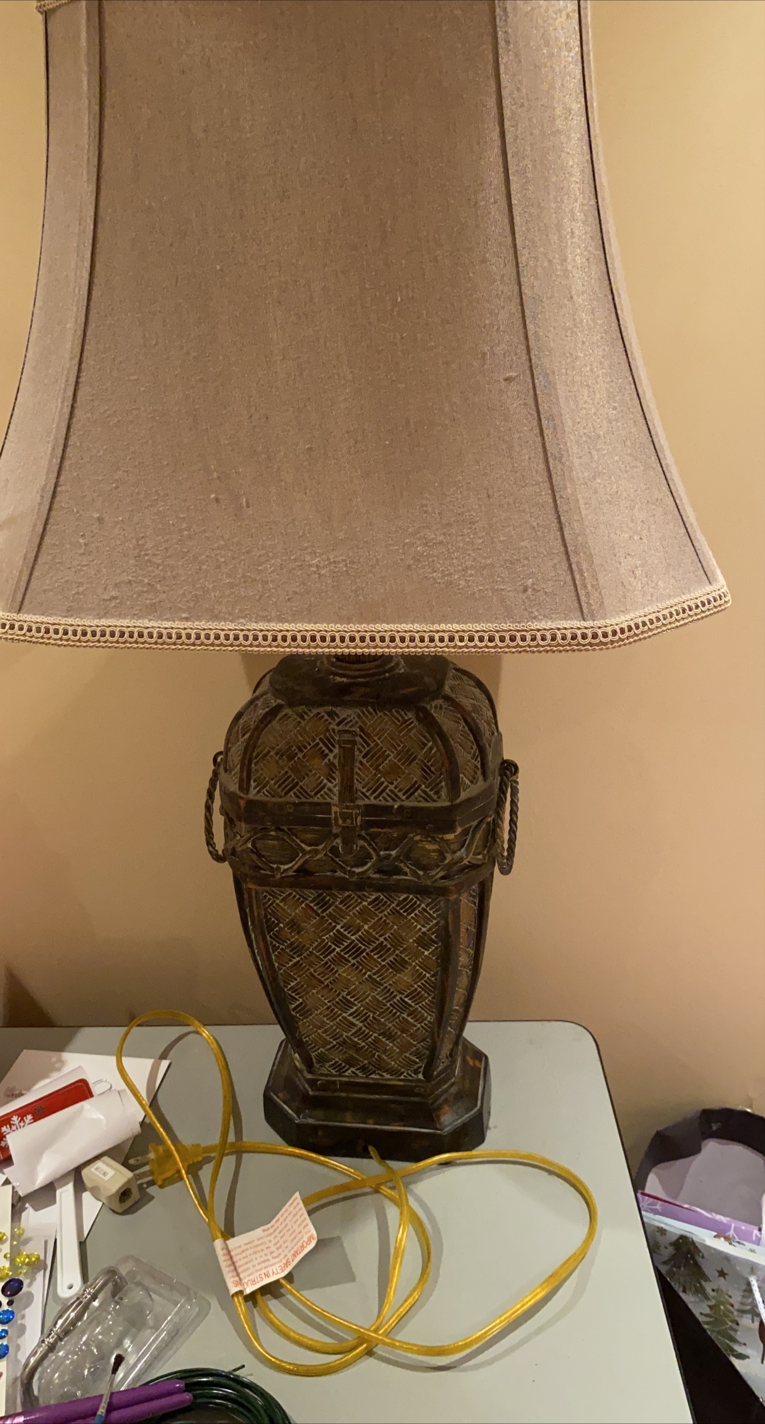 Pair of Table Lamp with Shade x2  $19. Each thumbnail