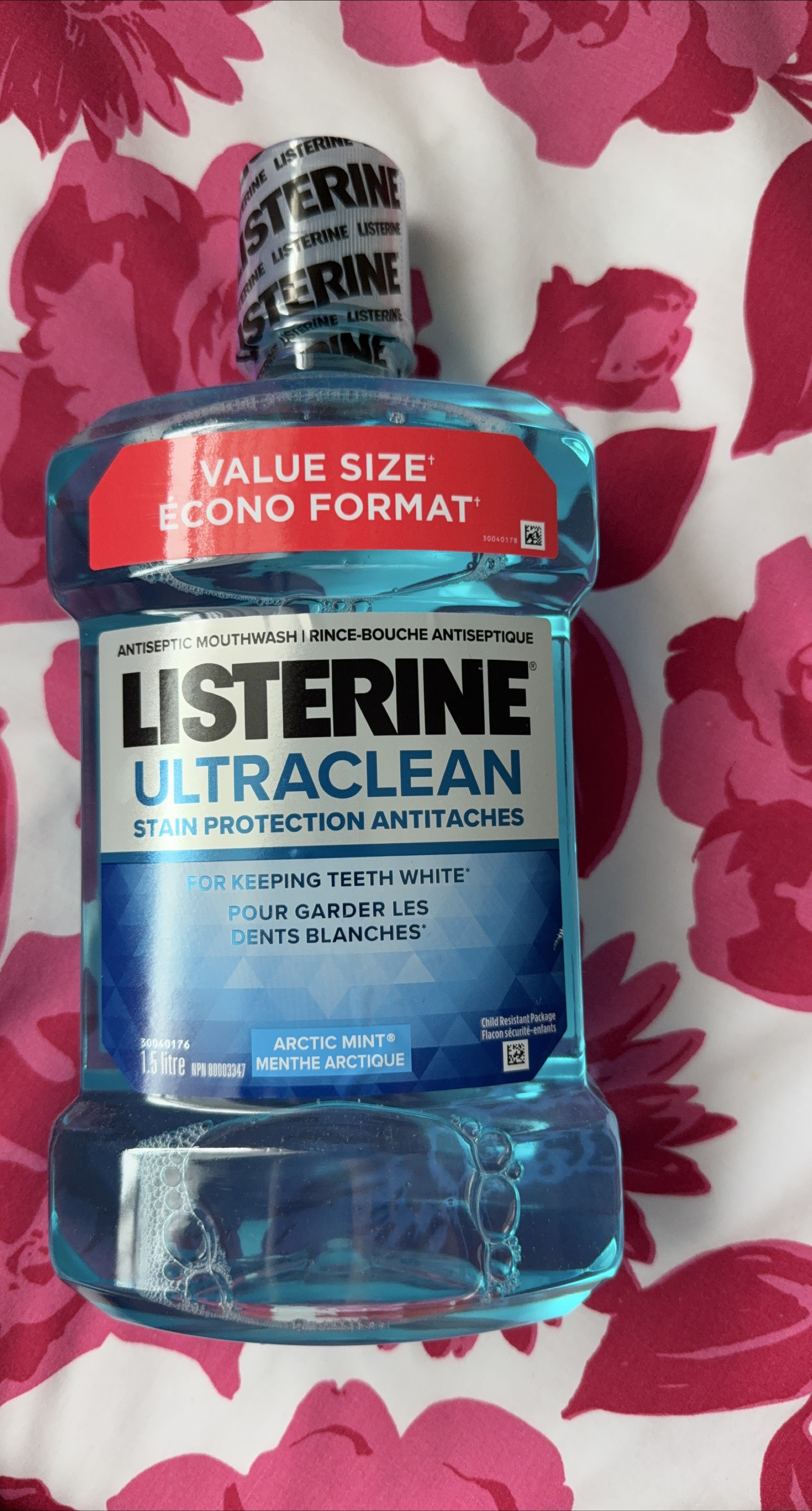 Listerine Ultraclean Arctic Mint Mouthwash 1.5 Litre
