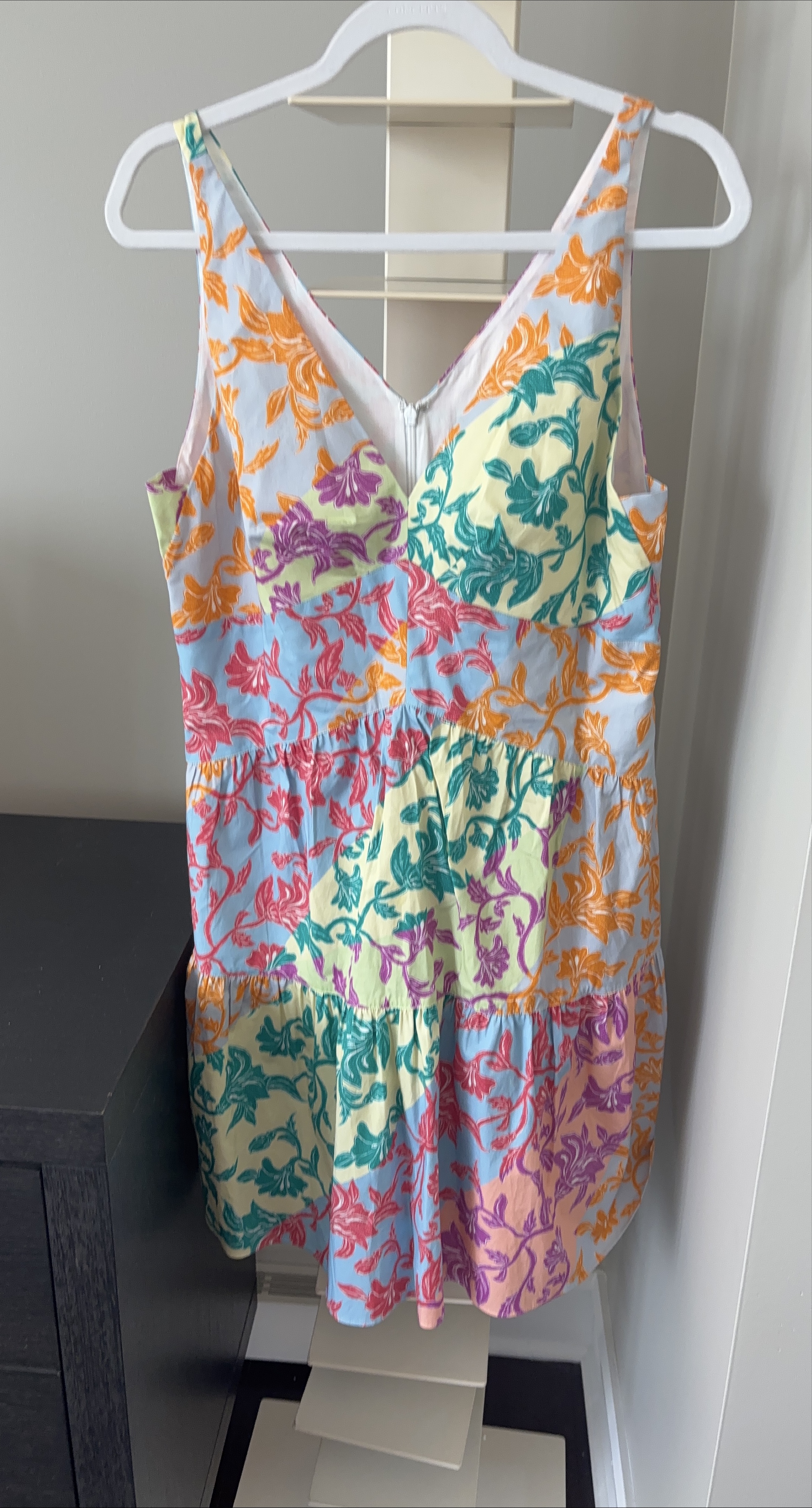 Floral Print Sleeveless Dress thumbnail
