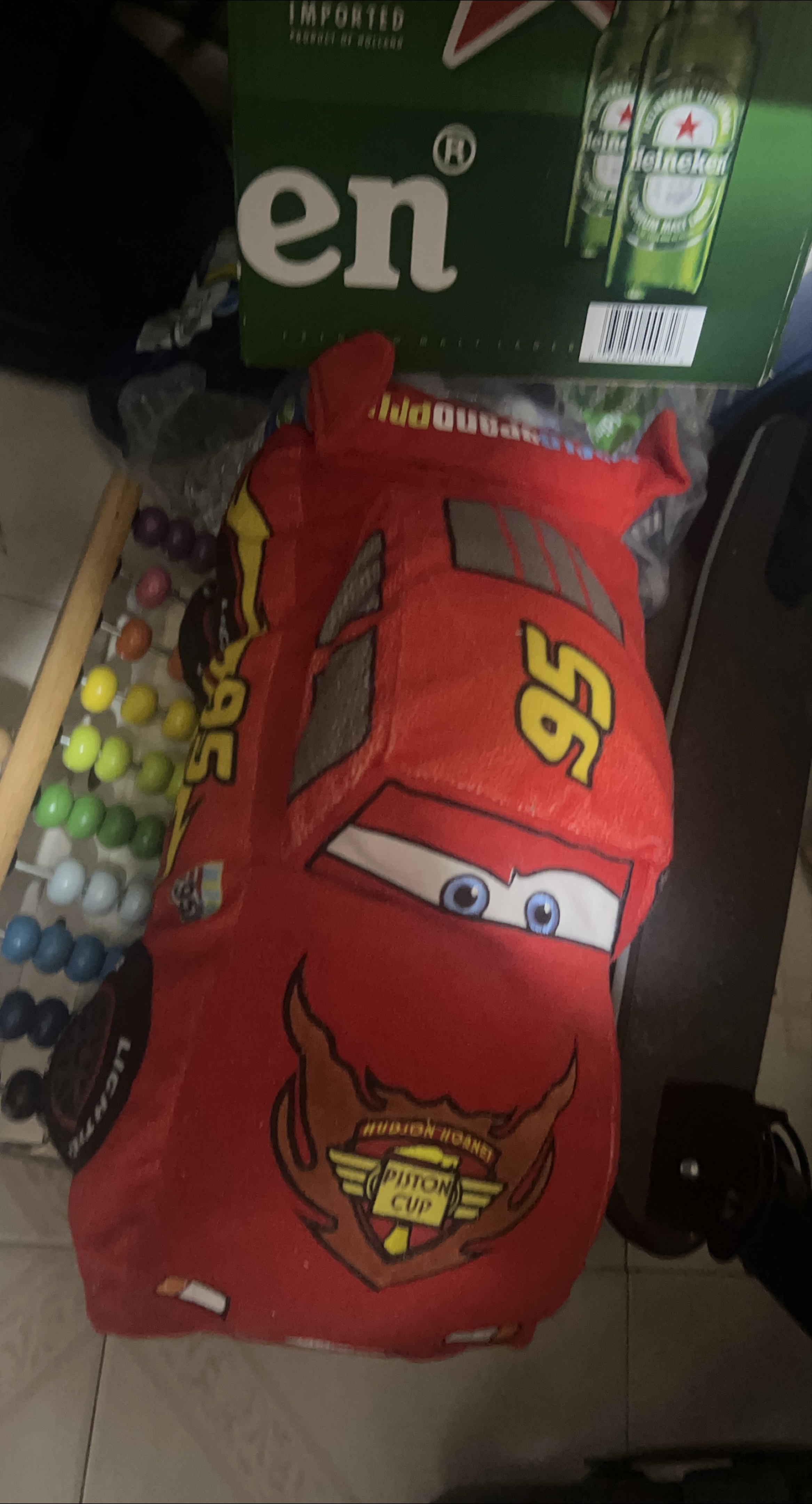 Disney Pixar Cars Lightning McQueen Plush Pillow thumbnail