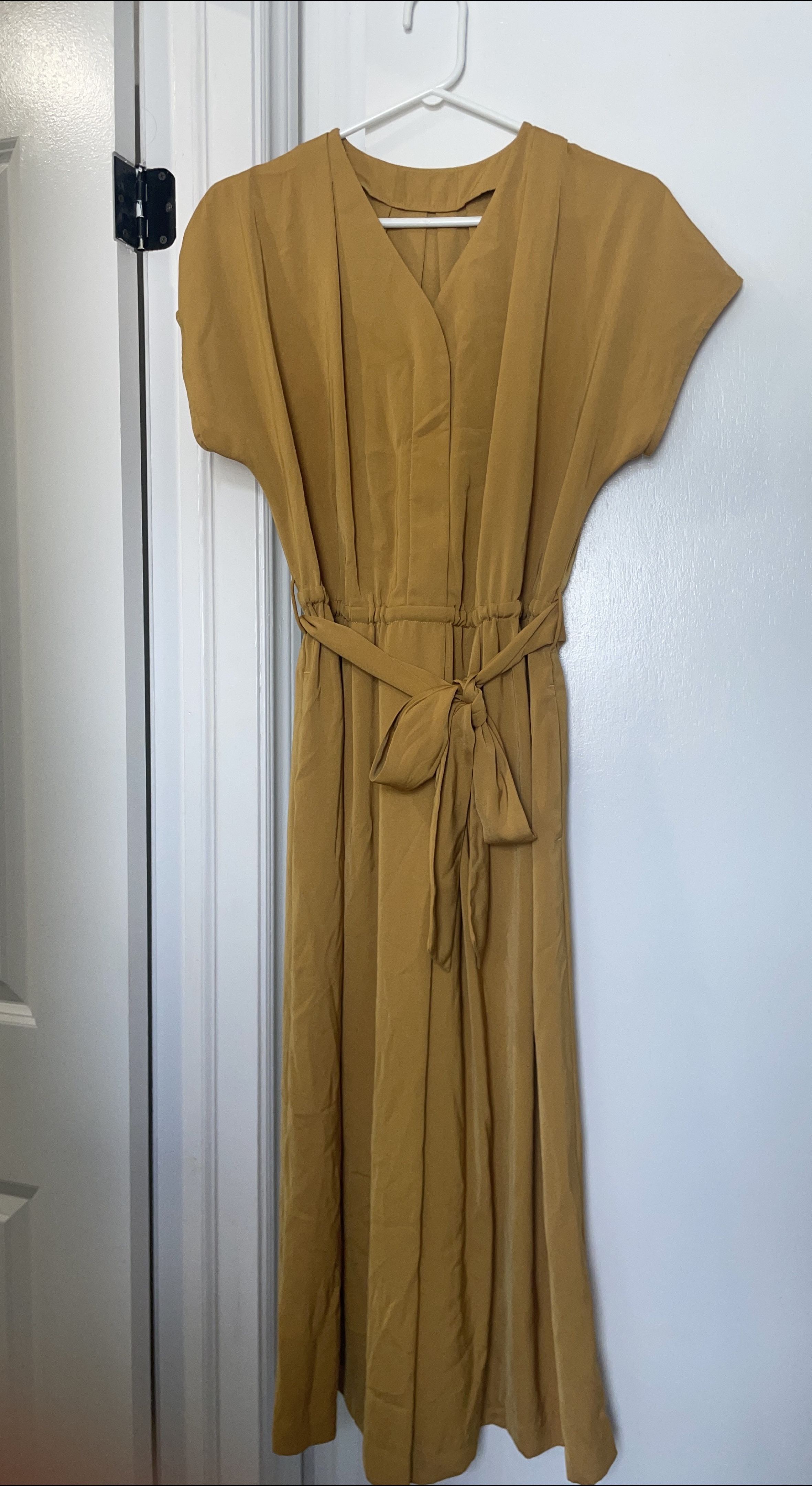 Mustard Yellow Midi Dress