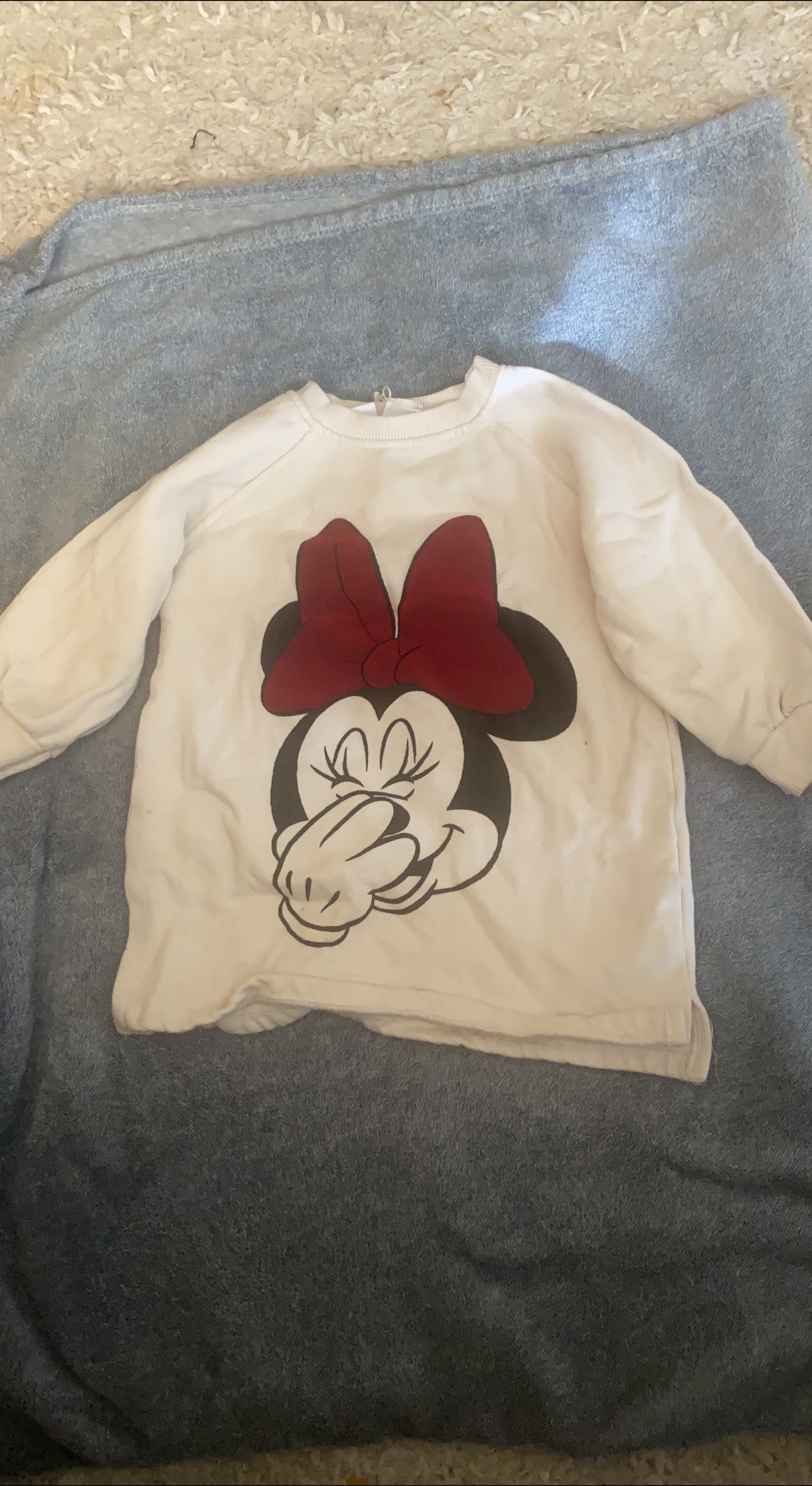 Minnie Mouse White Long Sleeve Top thumbnail