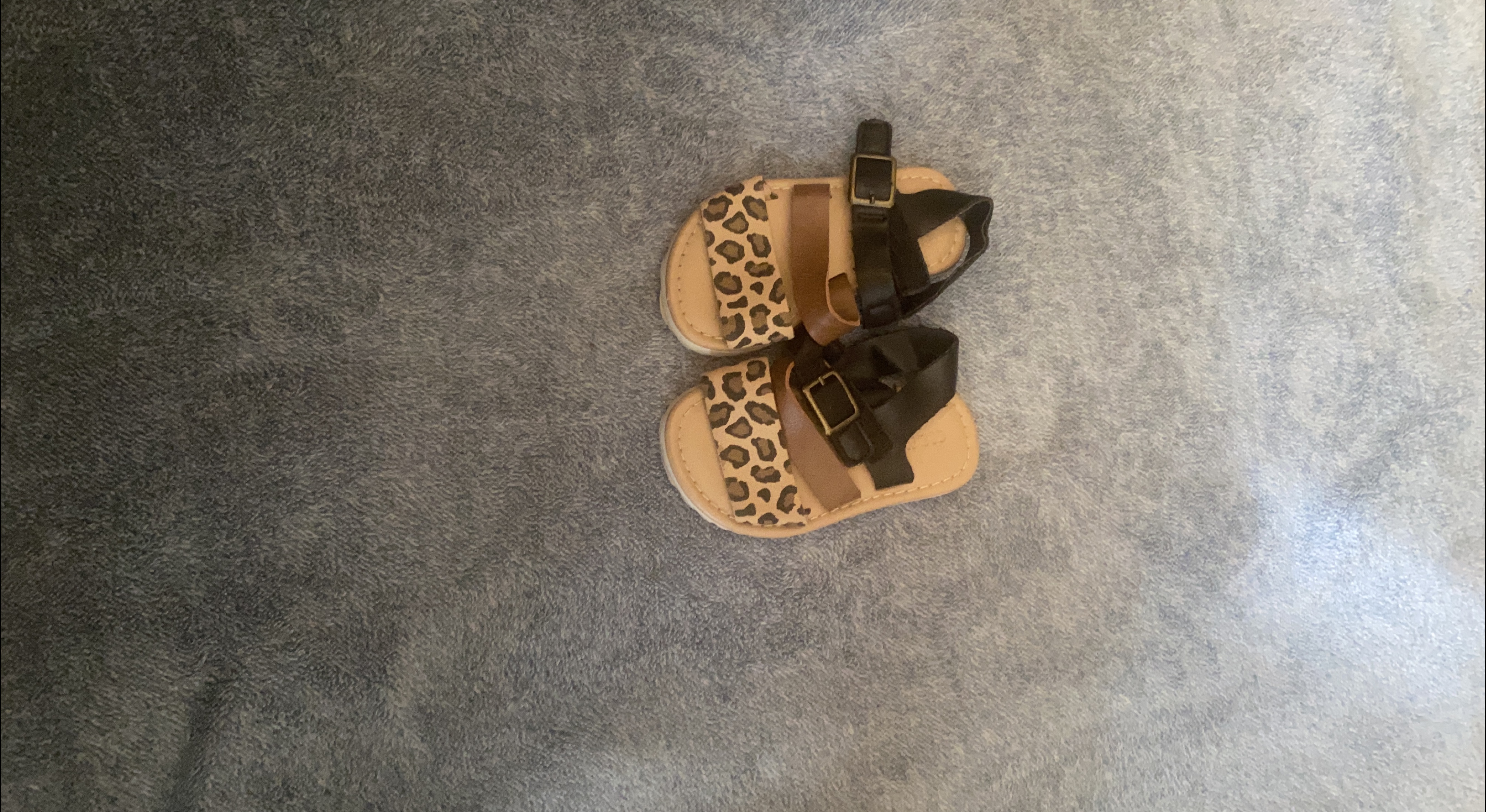 Leopard Print Baby Sandals thumbnail