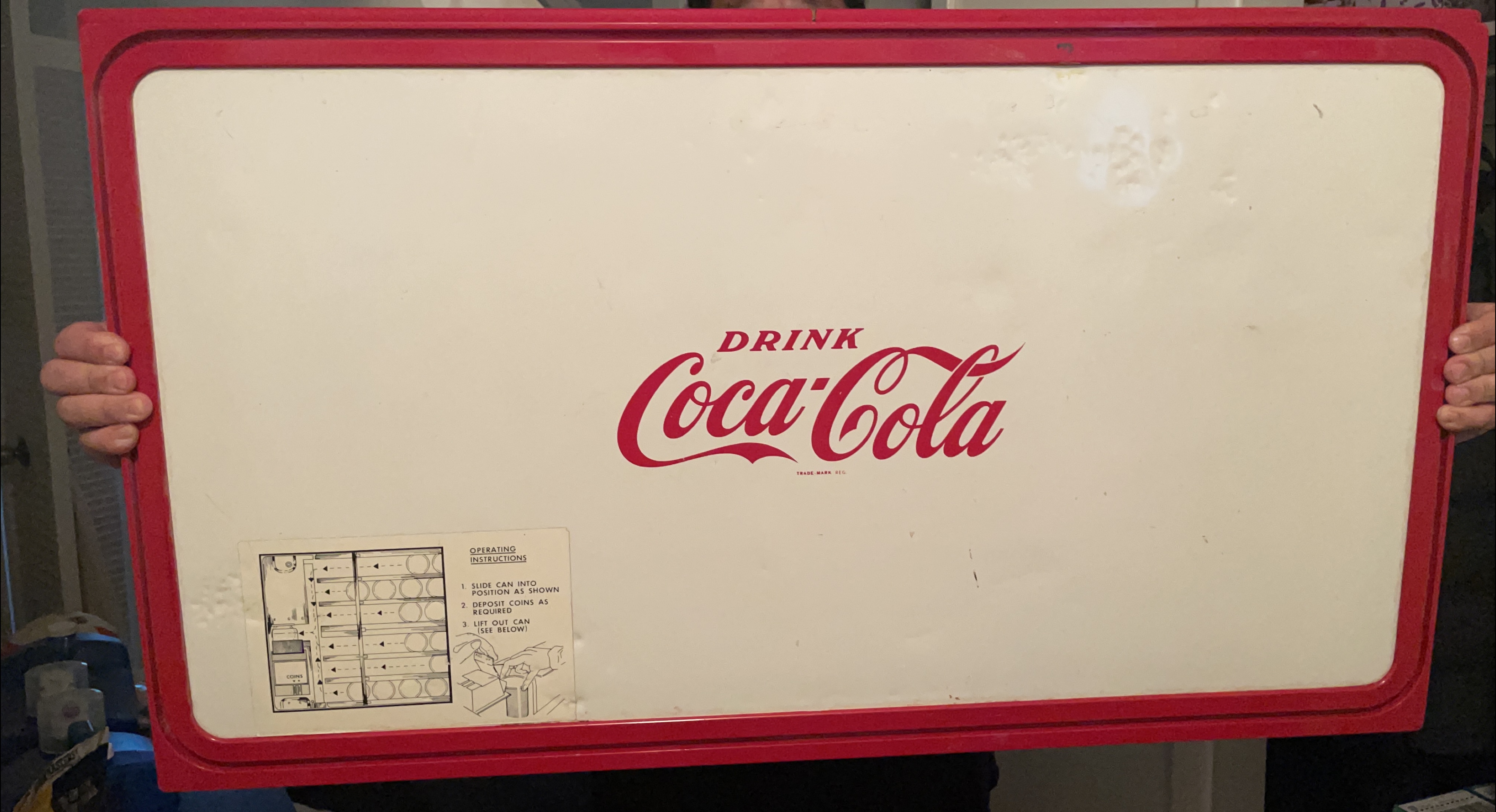 Vintage Coca-Cola Cooler Tray thumbnail