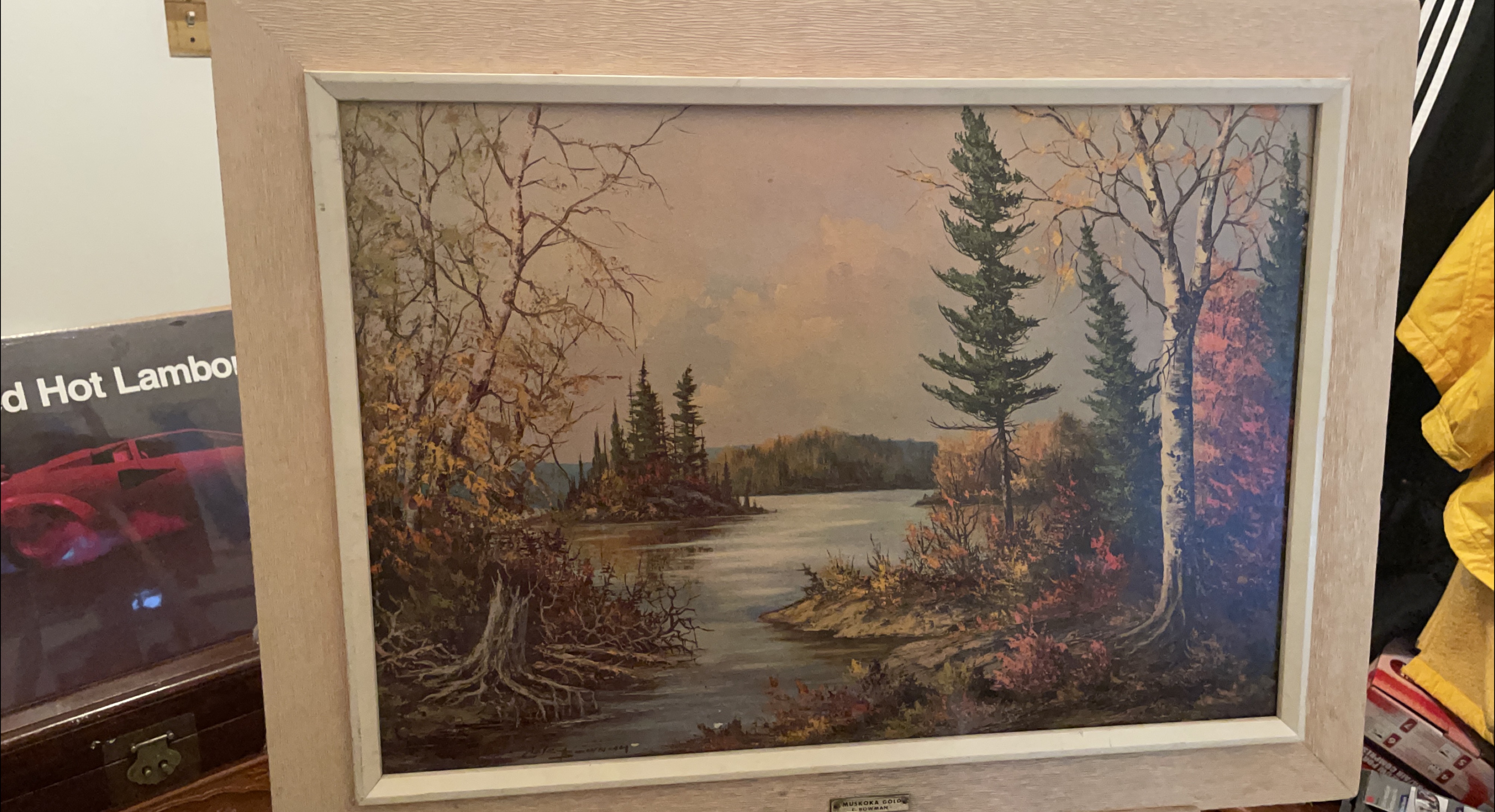 Muskoka Gold Framed Painting by Cole Bowman thumbnail