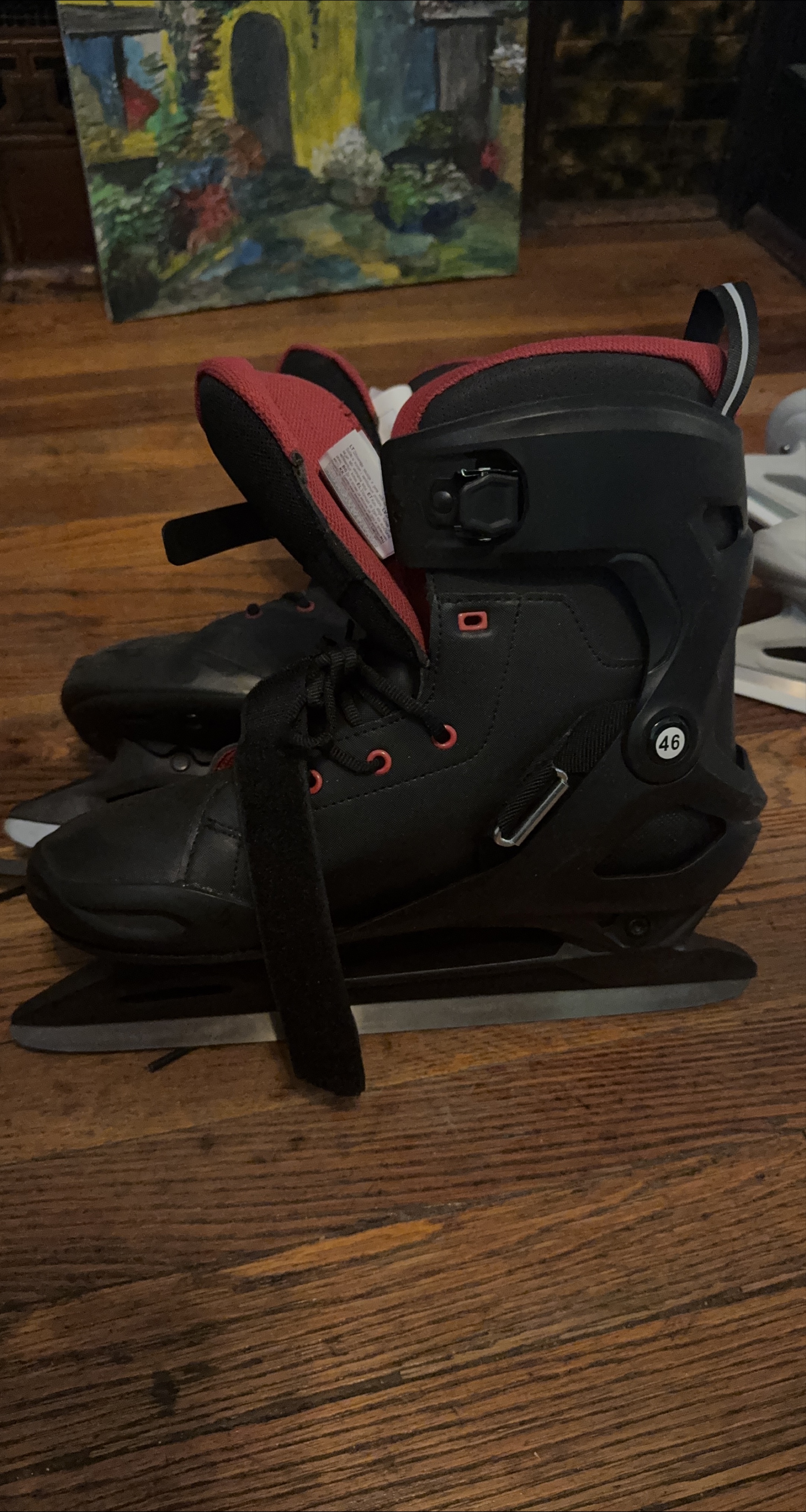 Black Ice Skates - Size 46 thumbnail