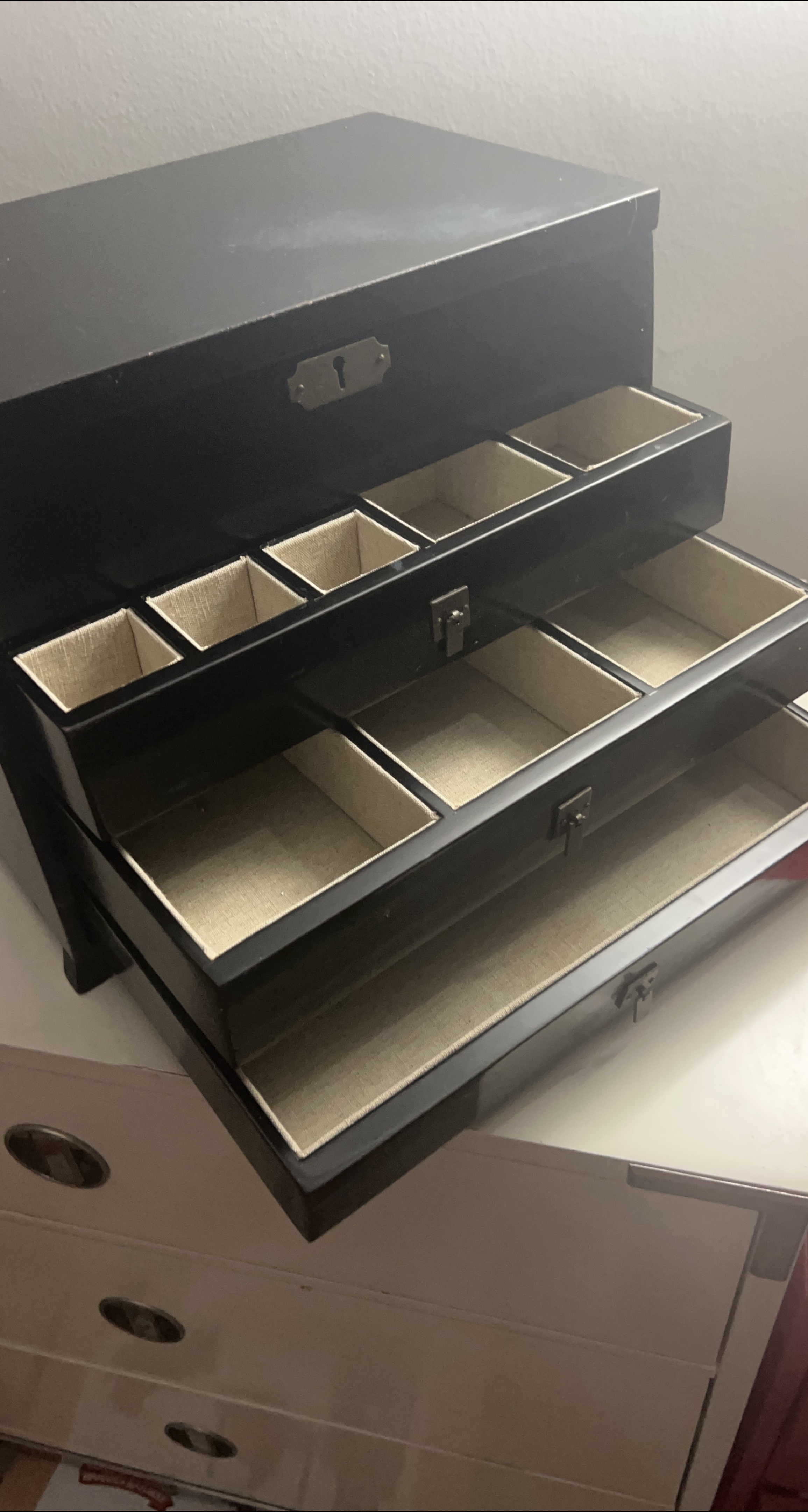 Vintage 3-draw Jewelry Box thumbnail