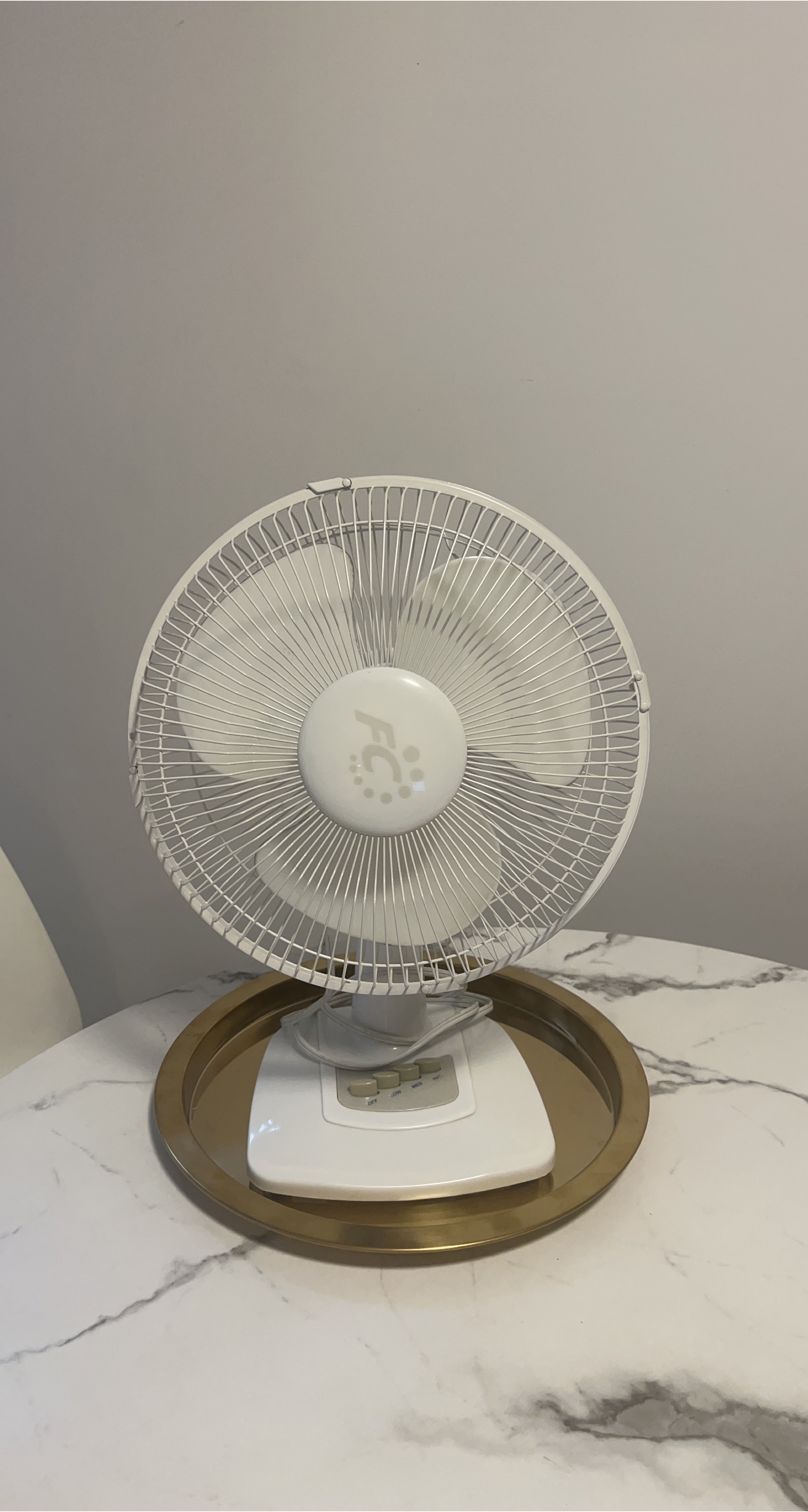 FC Table Fan - White thumbnail