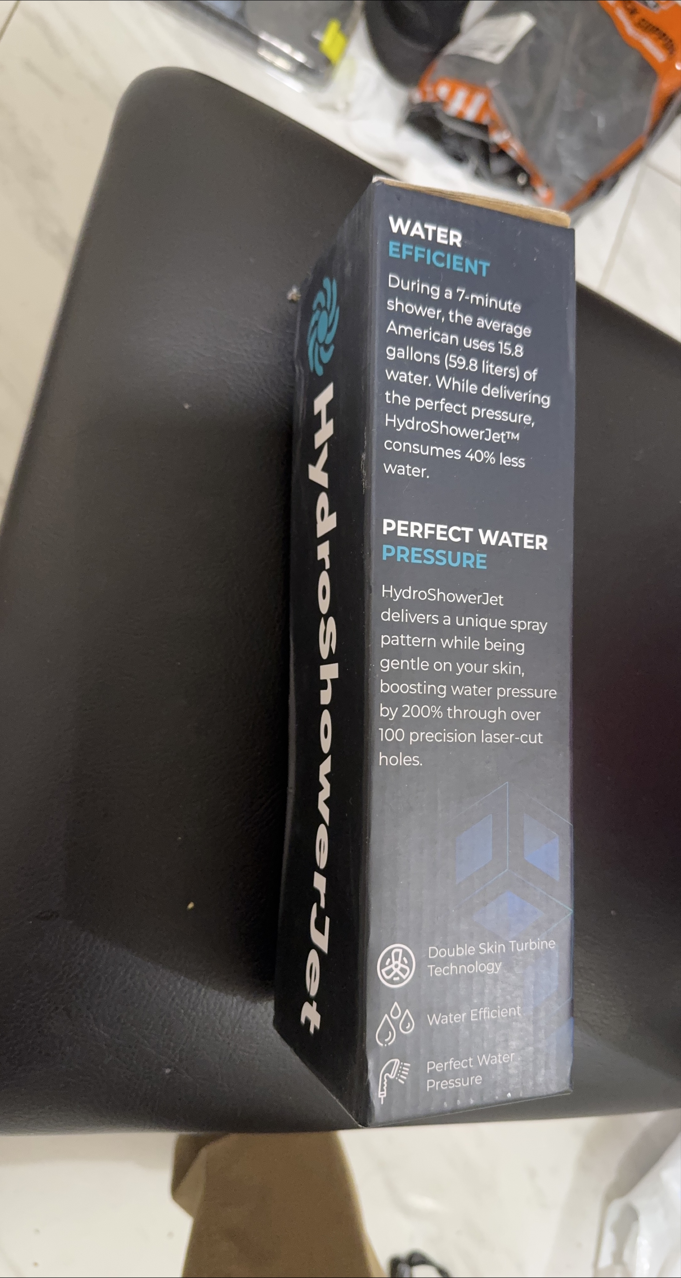 HydroShowerJet - Water Efficient Shower Head thumbnail