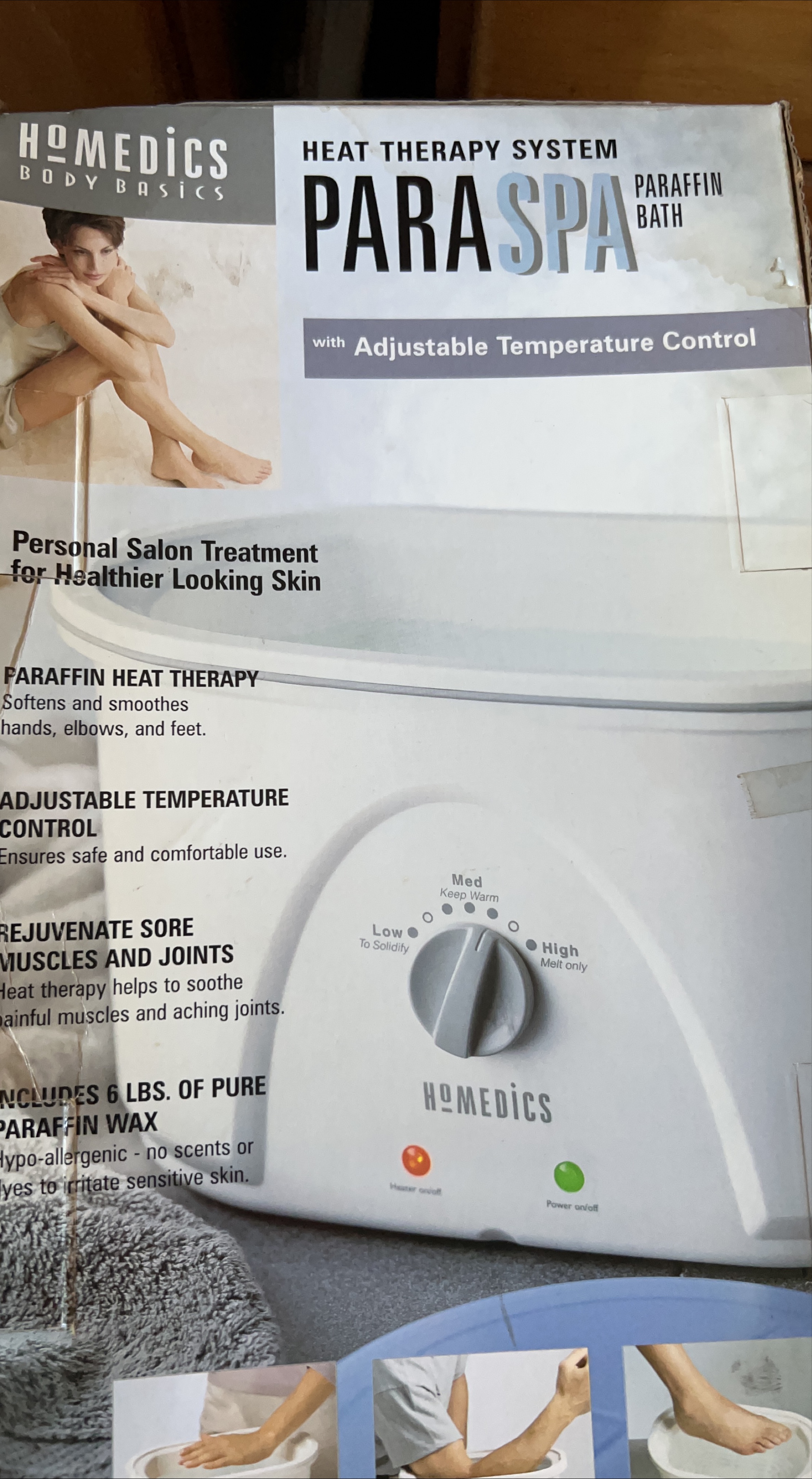 Homedics ParaSpa Paraffin Bath System thumbnail